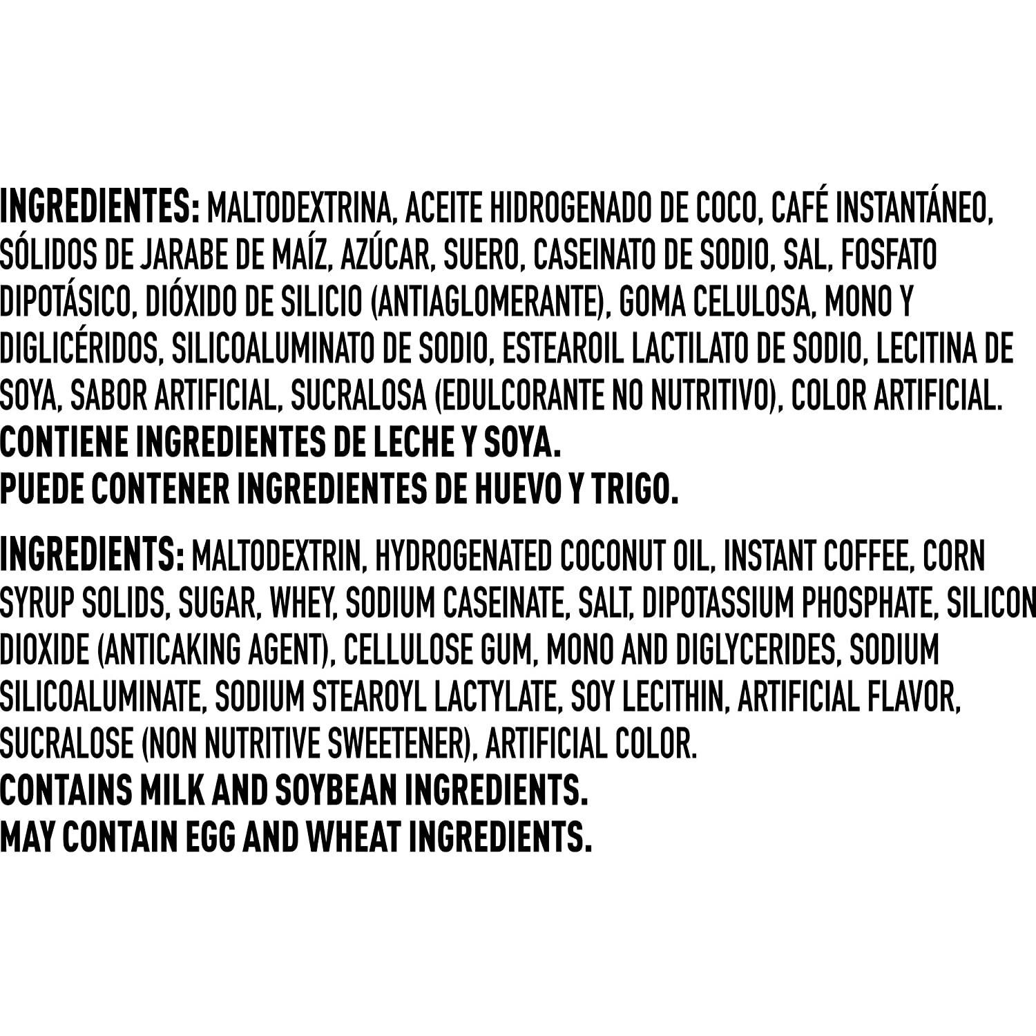 Cafe Bustelo Instant Coffee Cafe Con Leche 5 Packets (0.59 oz Each