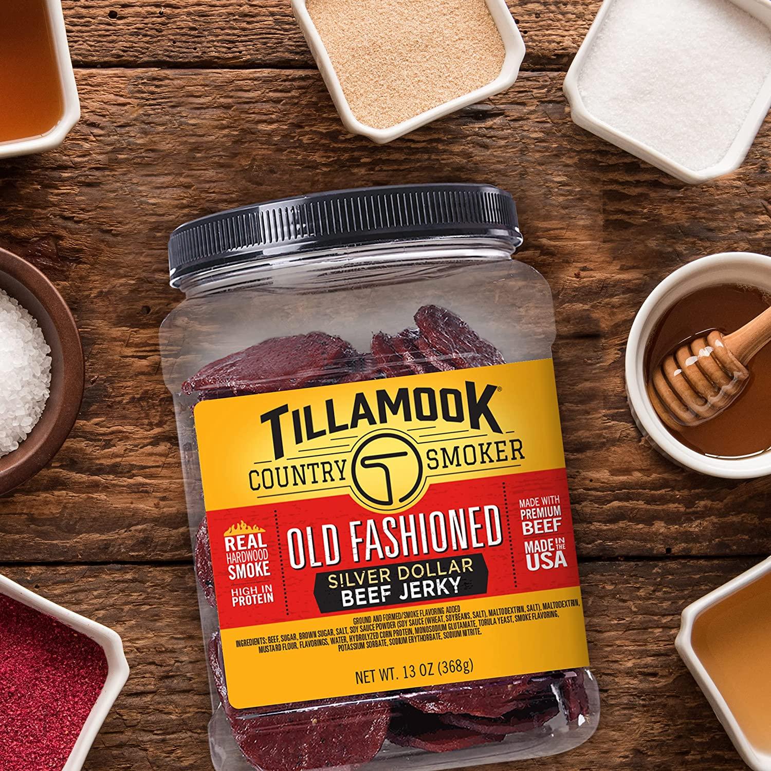 Tillamook Country Smoker Real Hardwood Smoked Silver Dollar Beef Jerky