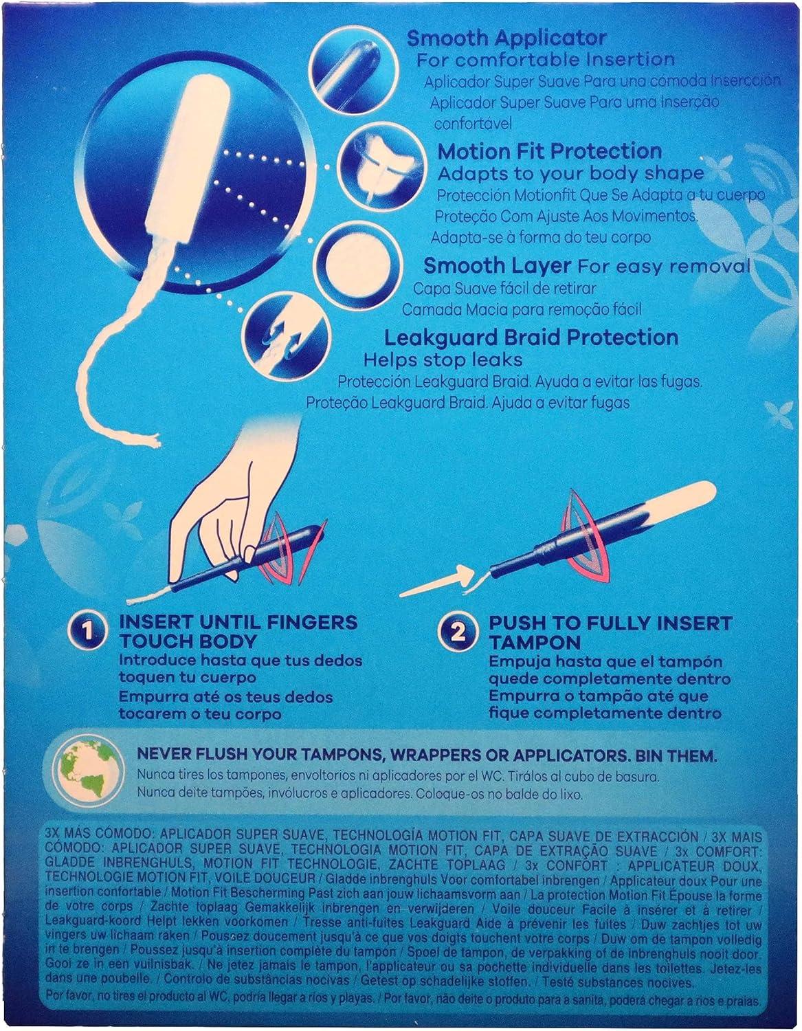 Tampax Pearl Regular Tampons with Applicator 24 Units