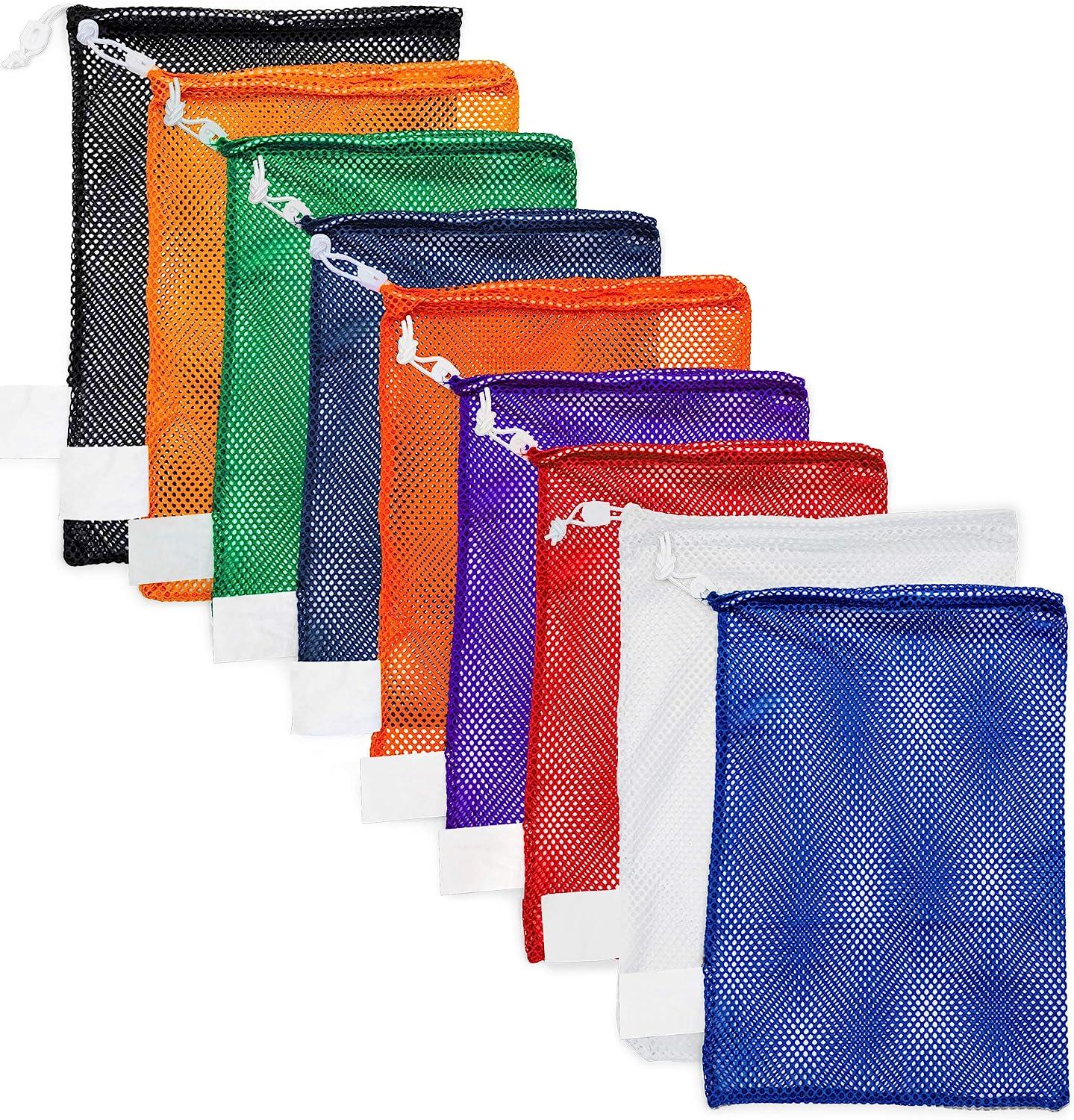 Champion Sports Mesh Equipment Bag 12x18 Black Durable and Lightweight