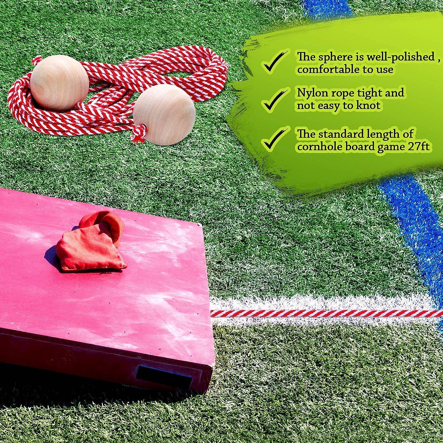 2 Sets Cornhole Boards Distance Measuring Tool Cornhole Game Setup