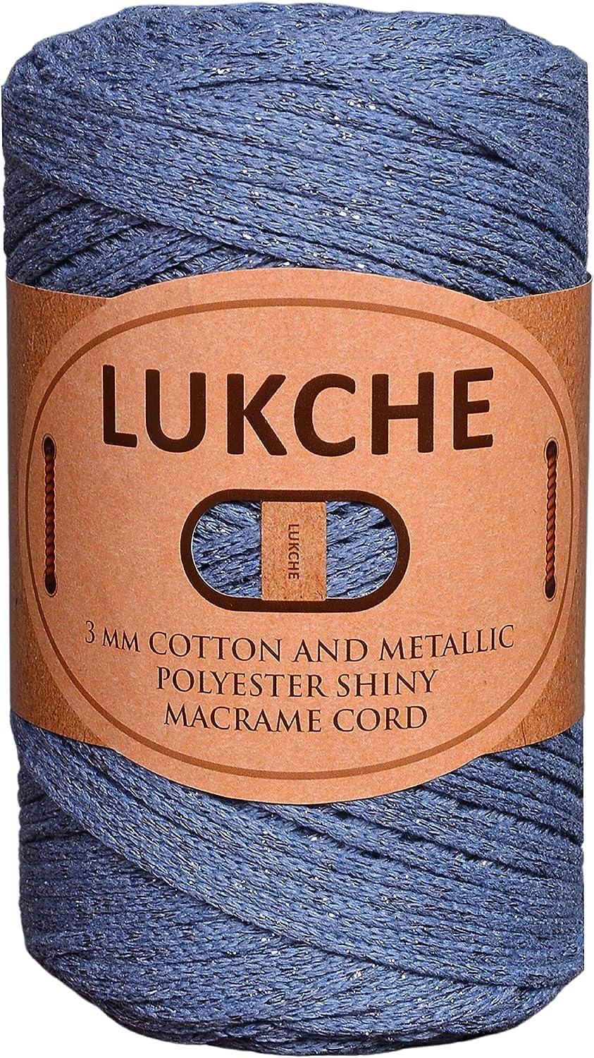 Lukche 1.5-2mm Polyester Macrame Cord 2 Skein (2x153 Yards) 100%  Polypropylene Premium Macrame Rope, Colorful Yarn Crochet Macrame Bag Craft  for Wall Hangers, Bags, Bottom Plates, Carpets (2 Smoked) - Yahoo Shopping