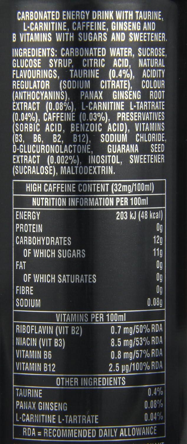 what are the health benefits of acetyl l carnitine Carbonated Energy Drink with Taurine, L-Carnitine, Caffeine, Ginseng and B  Vitamins with Sugars and Sweetener. With a light, crisp, refreshing citrus  flavour and a full load of our legendary Monster