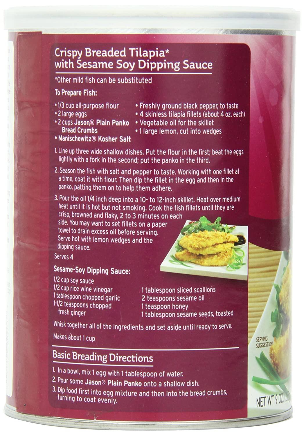 Jason Bread Crumbs, Plain Panko, 8 Ounce