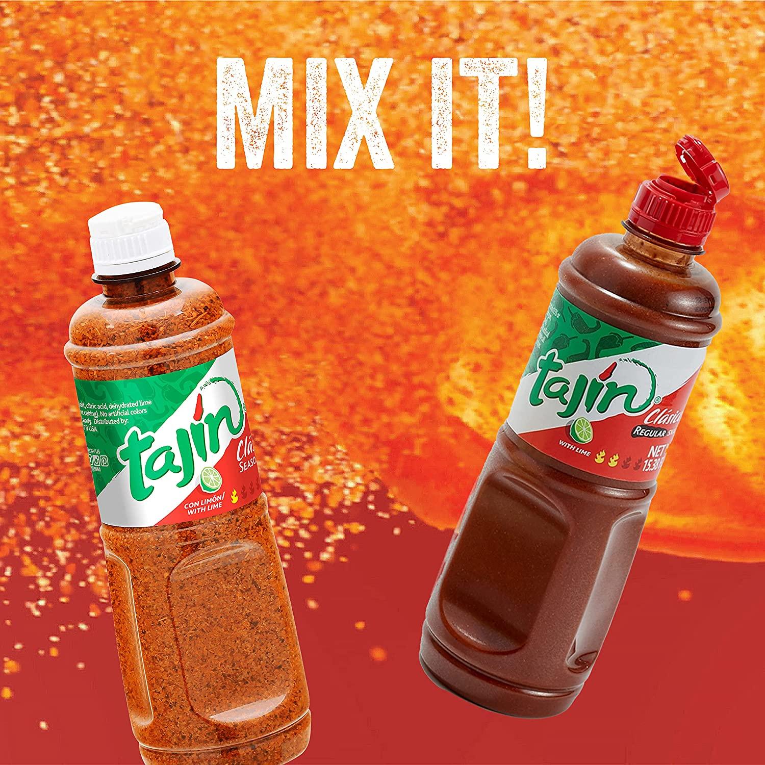 Taj n Cl sico Seasoning 14oz and Mild Hot Sauce 15.38oz Bundle Pack of 2