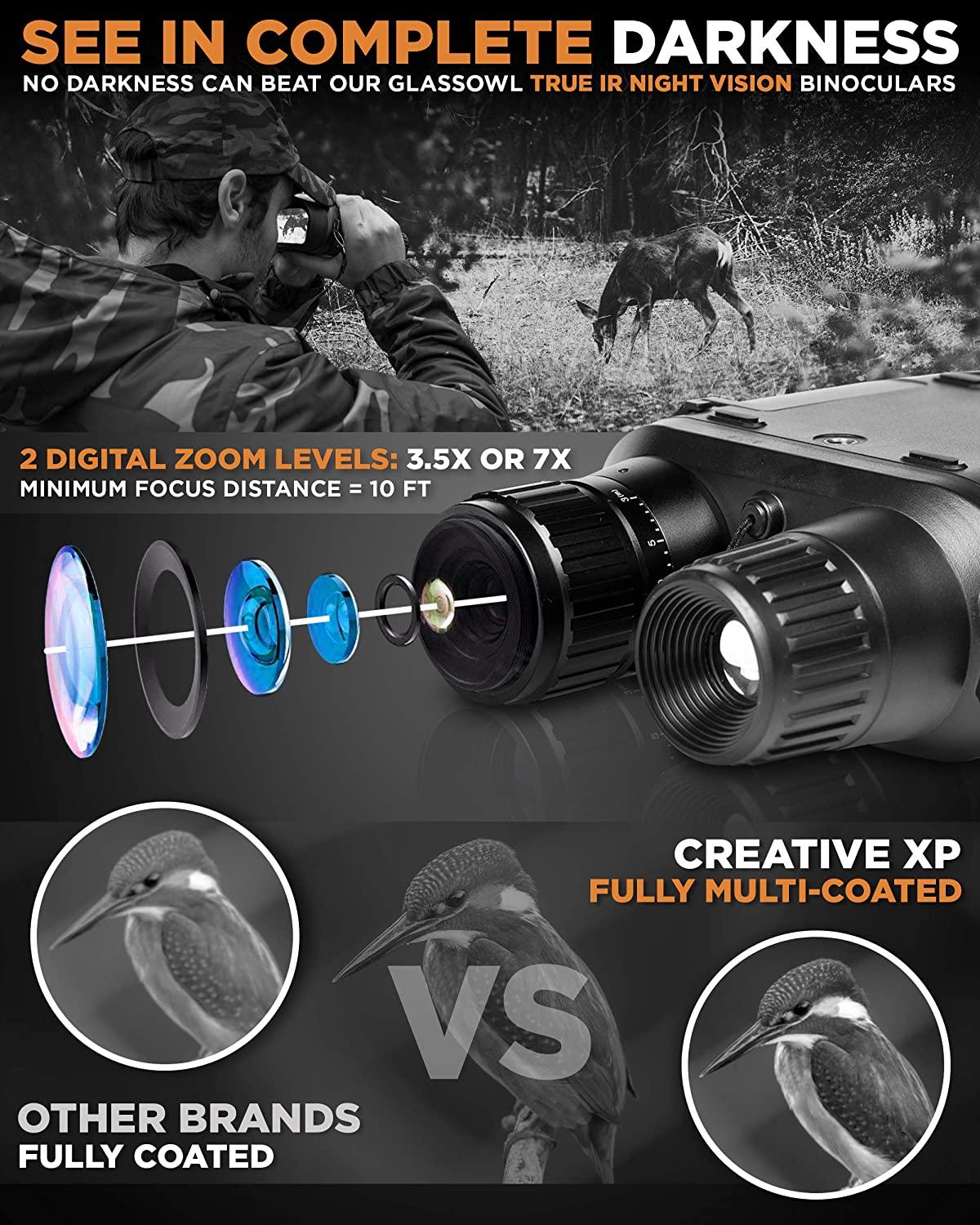 CREATIVE XP Night Vision Goggles GlassCondor Pro Digital Military
