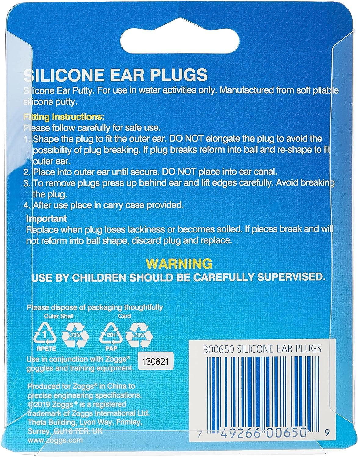 Zoggs Silicone Ear Plugs