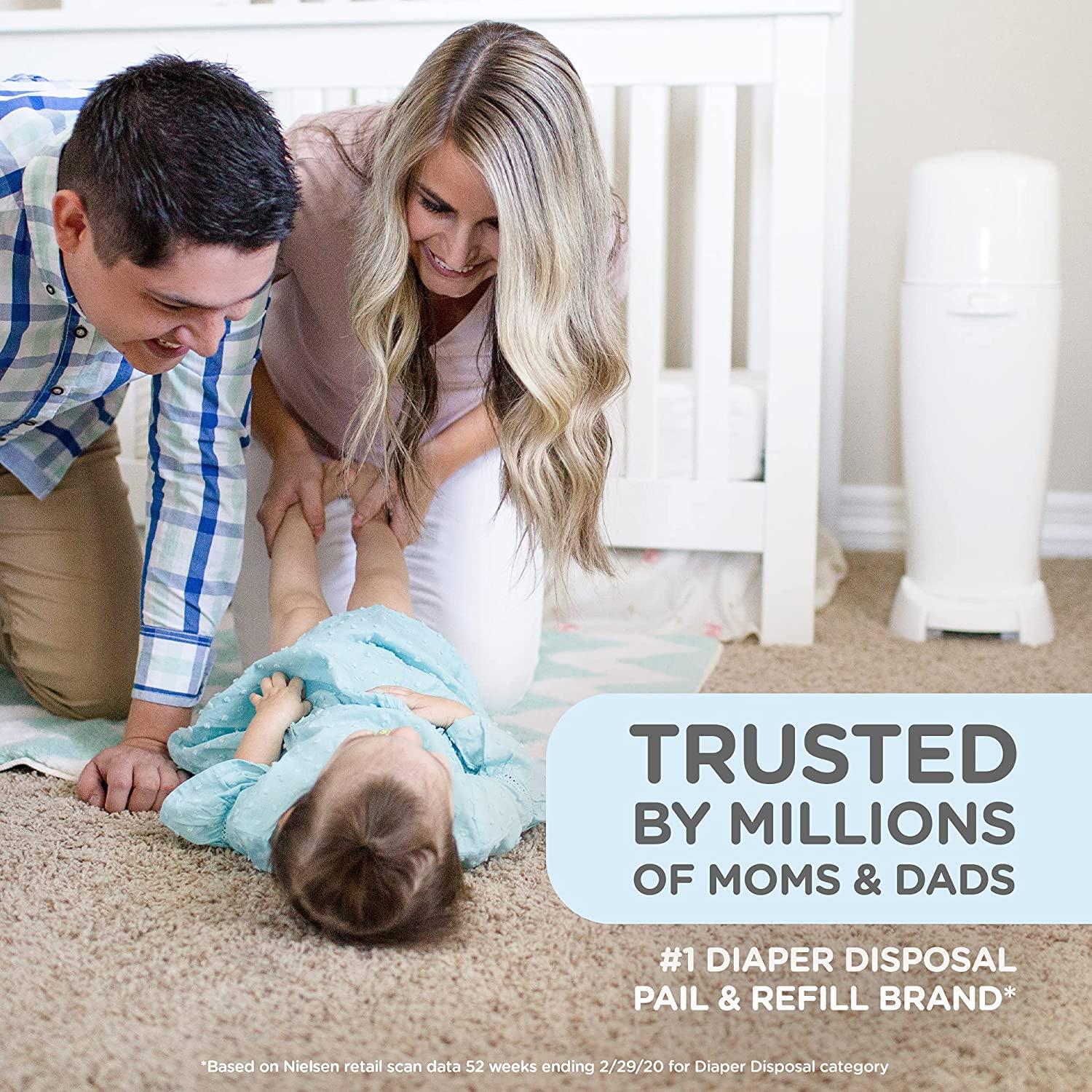 Diaper Genie Expressions Pail OdorControlling Baby Diaper Disposal