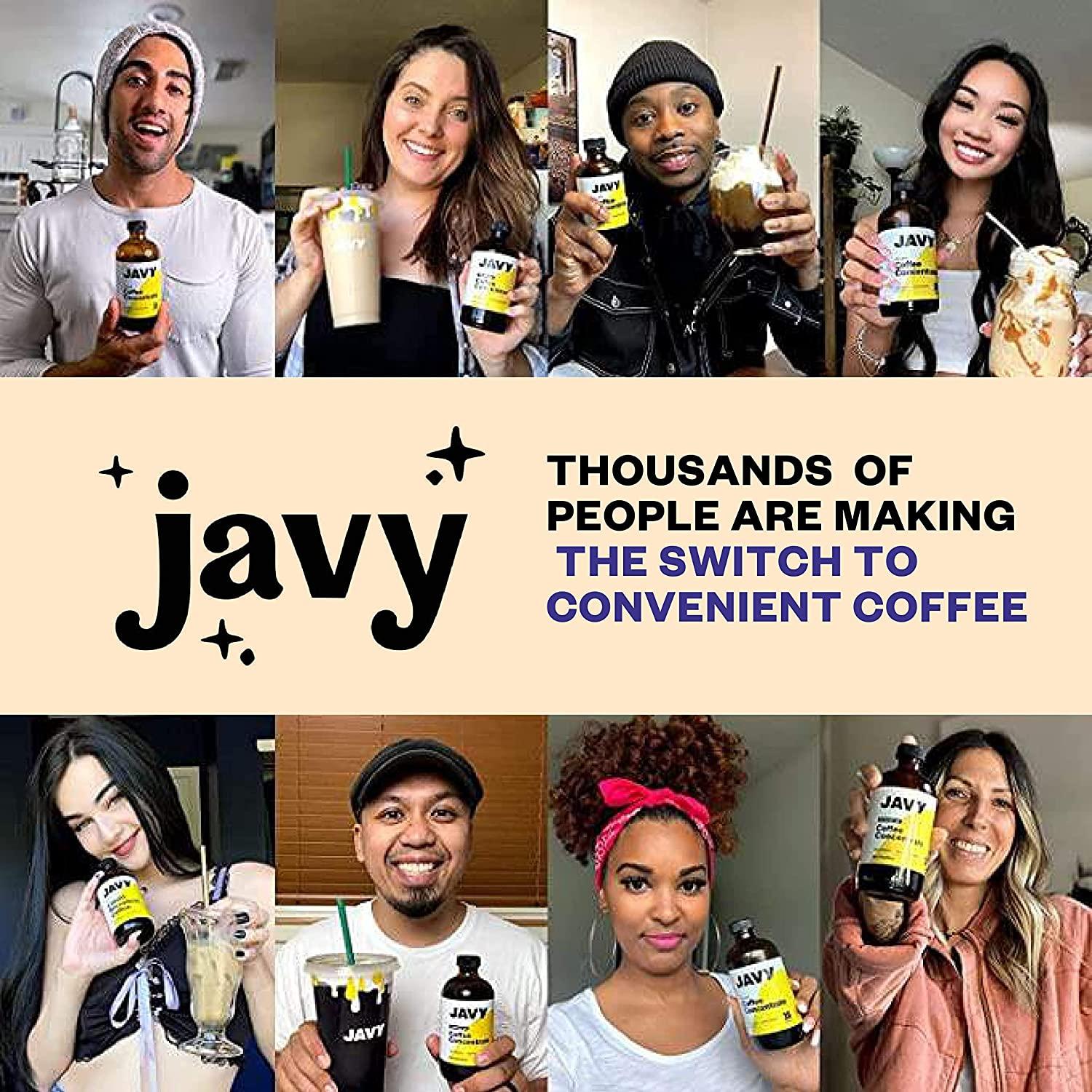Javy Coffee 30X Cold Brew Coffee Concentrate, Perfect for Instant Iced Coffee, Cold Brewed