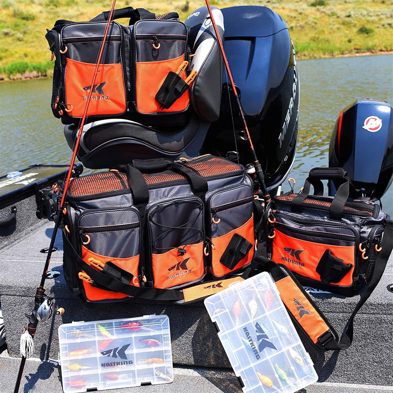 KastKing Fishing Tackle Bags - Large Saltwater Resistant Fishing