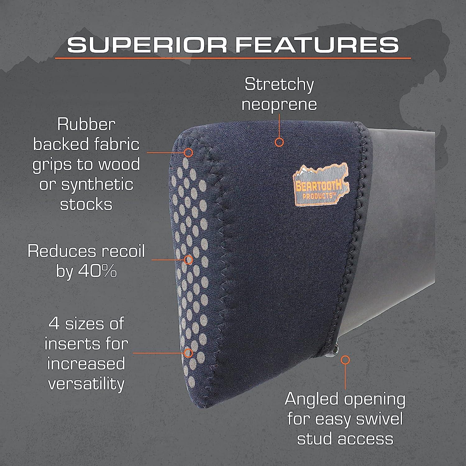 Beartooth Recoil Pad Kit 2.0 Improve Accuracy HiDensity Absorption