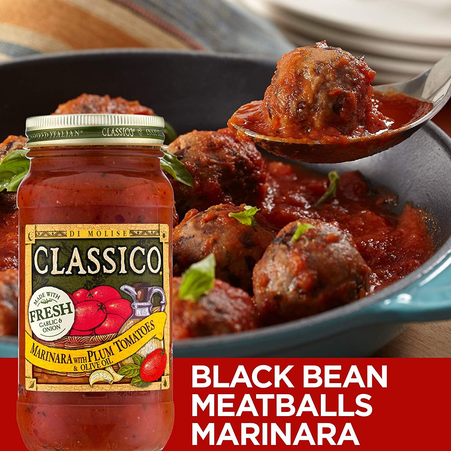 Classico Marinara with Plum Tomatoes & Olive Oil Pasta Sauce (24 oz Jar)