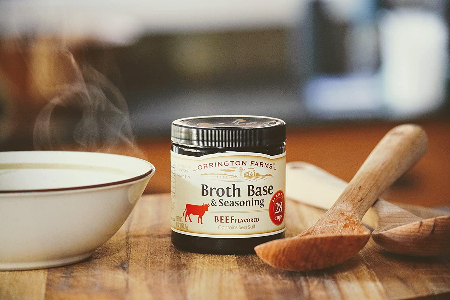 Orrington Farms Beef Flavored Broth Base & Seasoning, 12 Ounce 12 Ounce