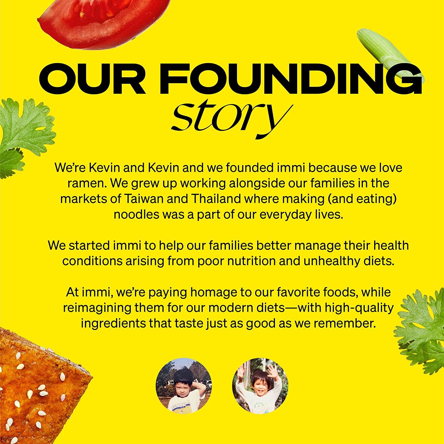 Immi Black Garlic Chicken Ramen PlantBased, Keto Friendly, High