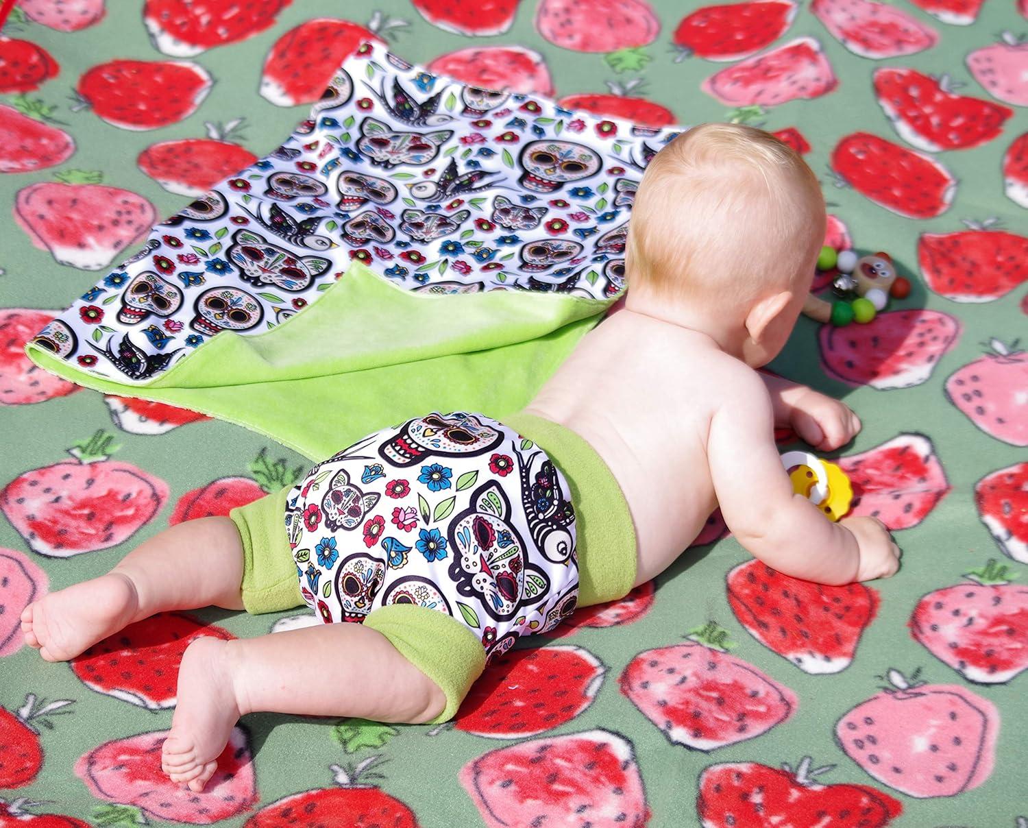 Mutandine Pannolini Lavabili Mutandine Impermeabili Petit Lulu Pull Up - Taglia L (9-13 Kg), Riutilizzabili E Lavabili Copripannolini Notte Bambini