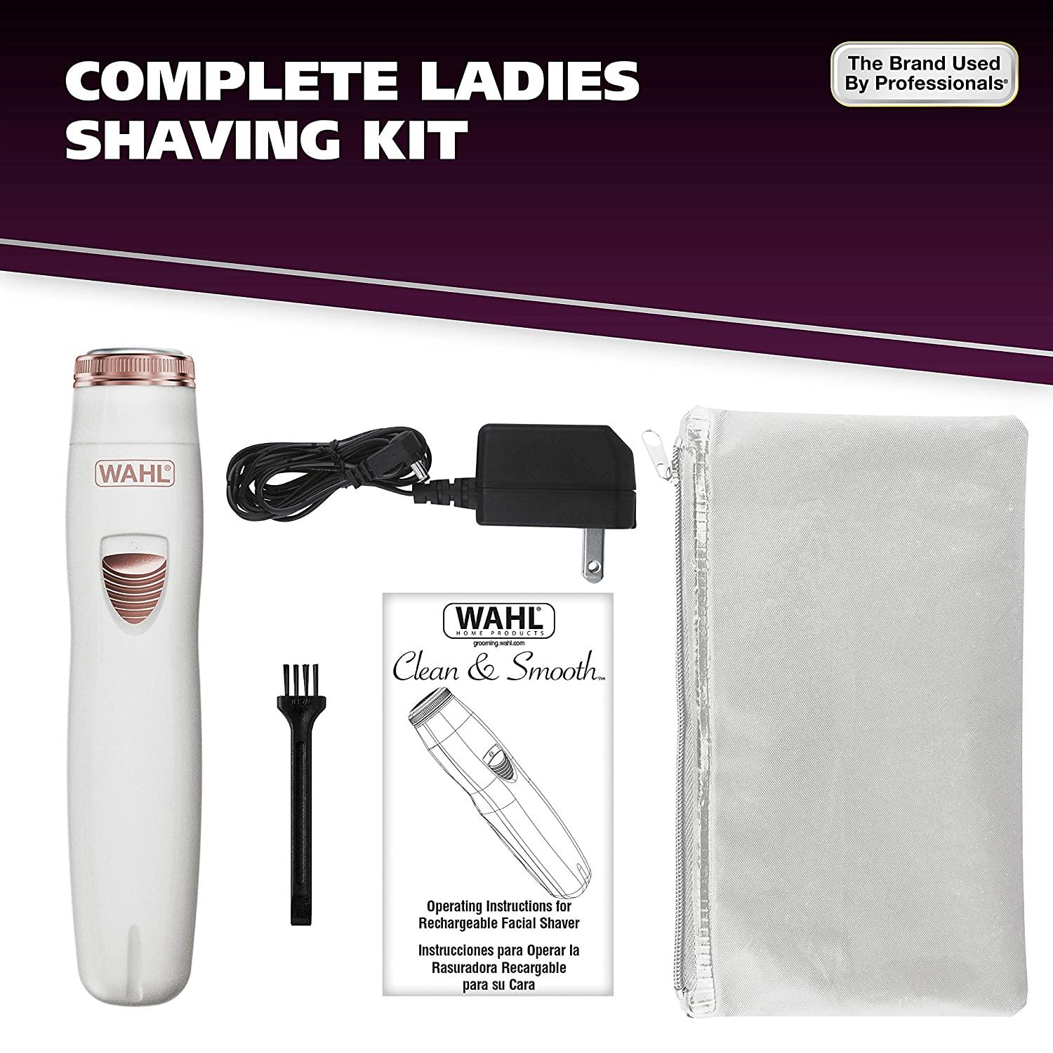 Wahl Clean & Smooth Ladies Rechargeable Facial Hair Electric