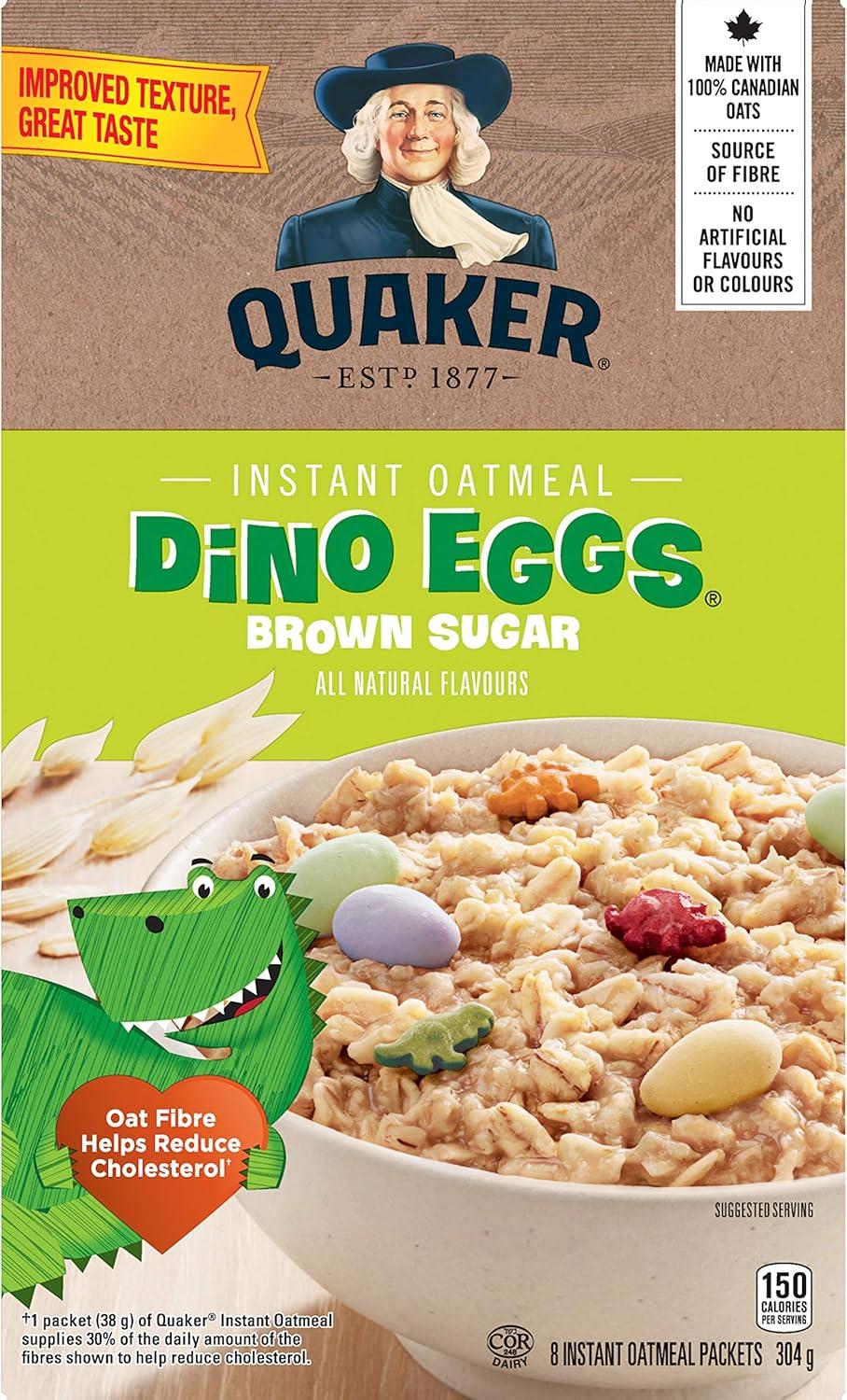 Breakfast Instant Oatmeal For Dogs Quaker Dino Eggs Instant