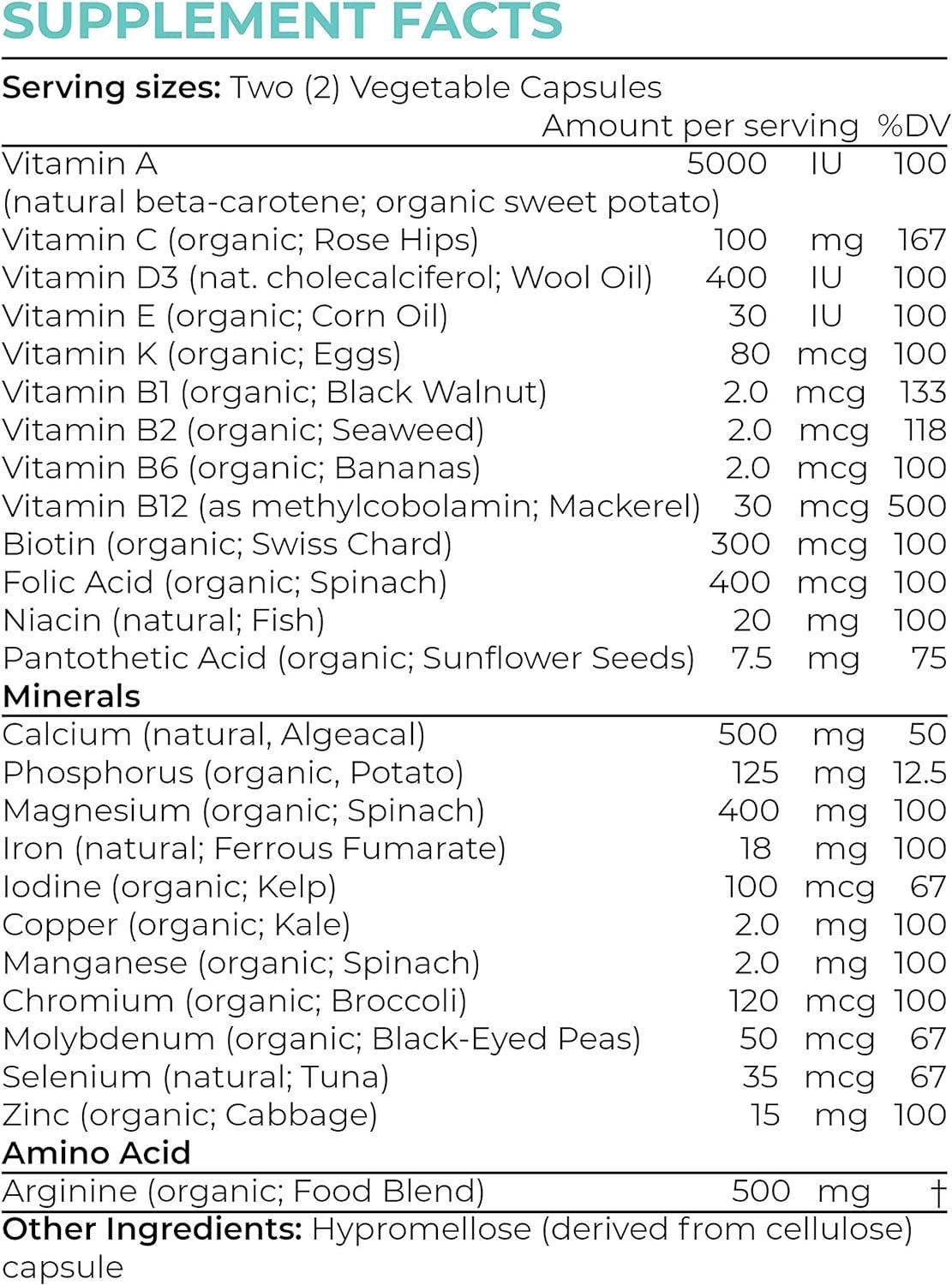 The Runner's Multivitaminan Organic High Performance Multivitamin Made