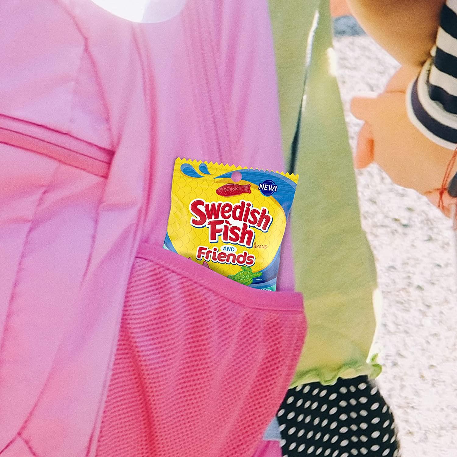 SWEDISH FISH and Friends Soft & Chewy Candy, 3.59 oz 