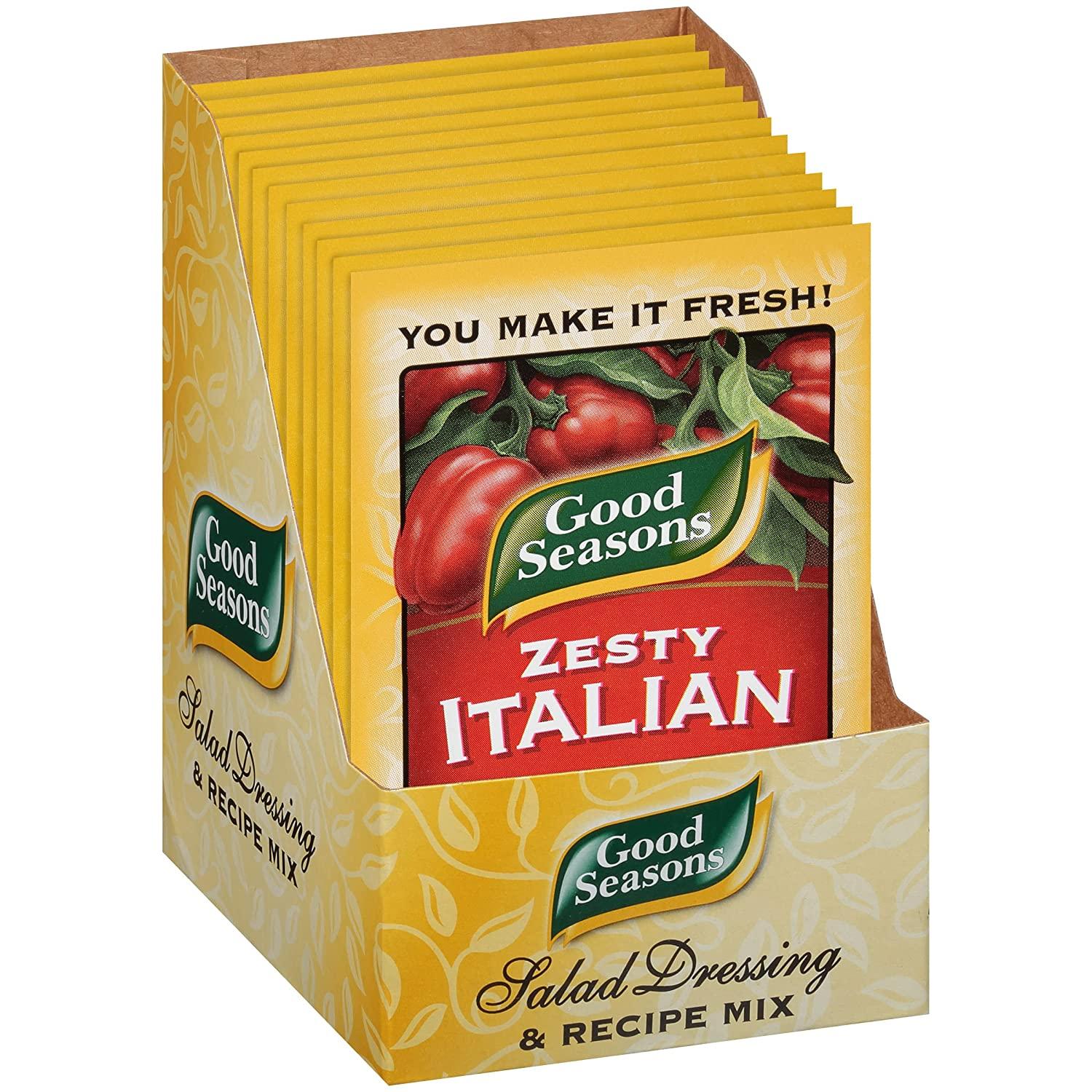 Good Seasons Zesty Italian Dressing & Recipe Seasoning Mix (0.6 oz Packet)