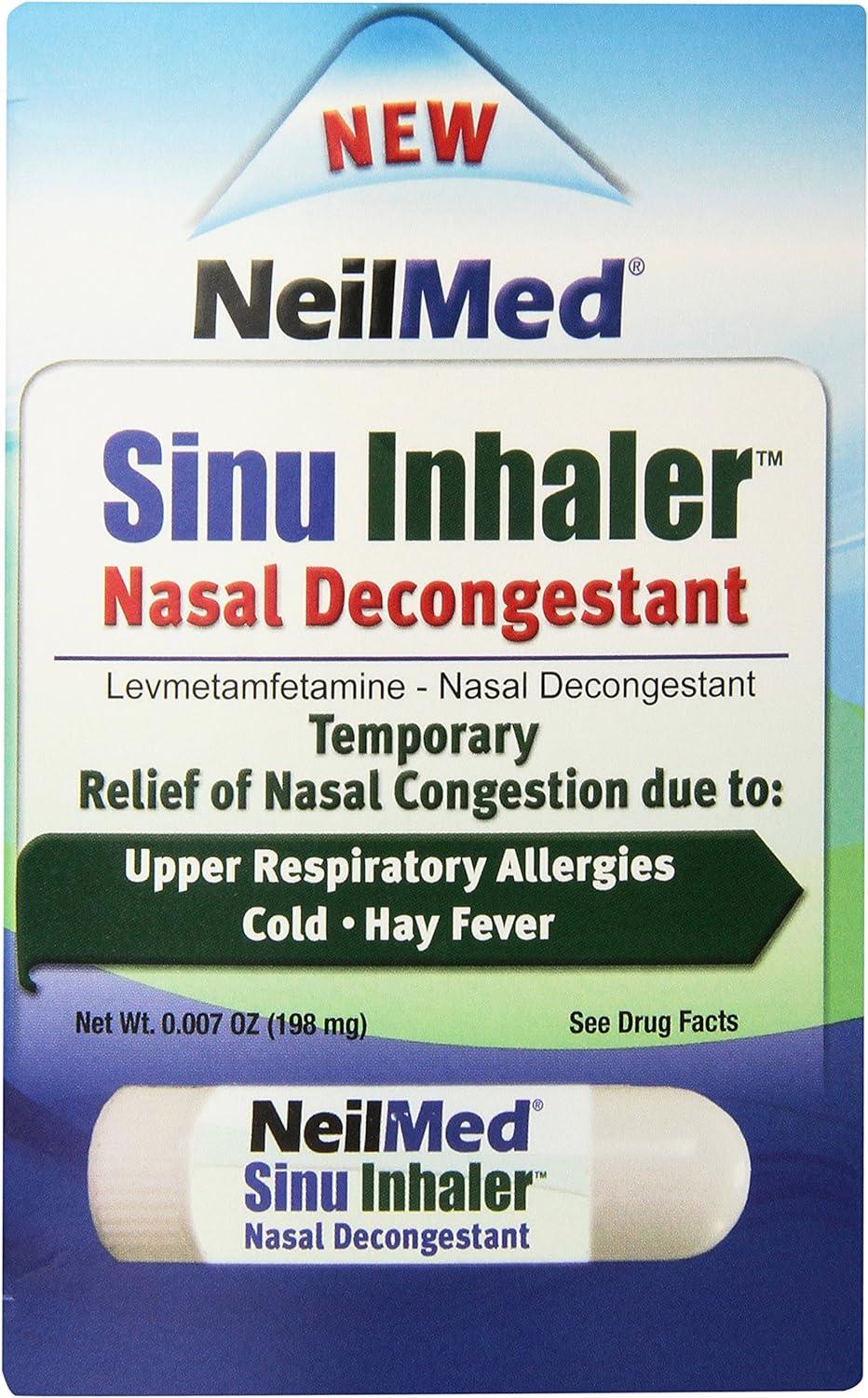 Neilmed Sinu Inhaler Nasal Decongestant 0.007 oz Fast Relief