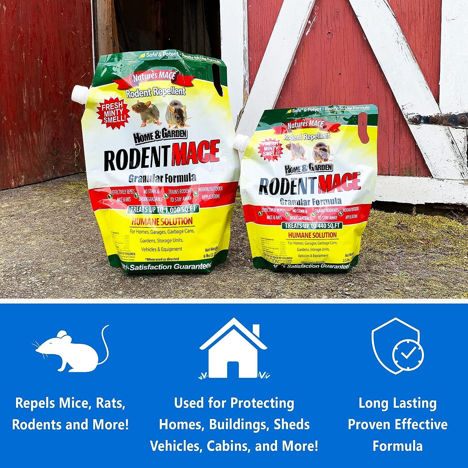 Natures MACE Rodent Repellent 6lb - Covers 1,000 Sq. Ft. - Repel Mice