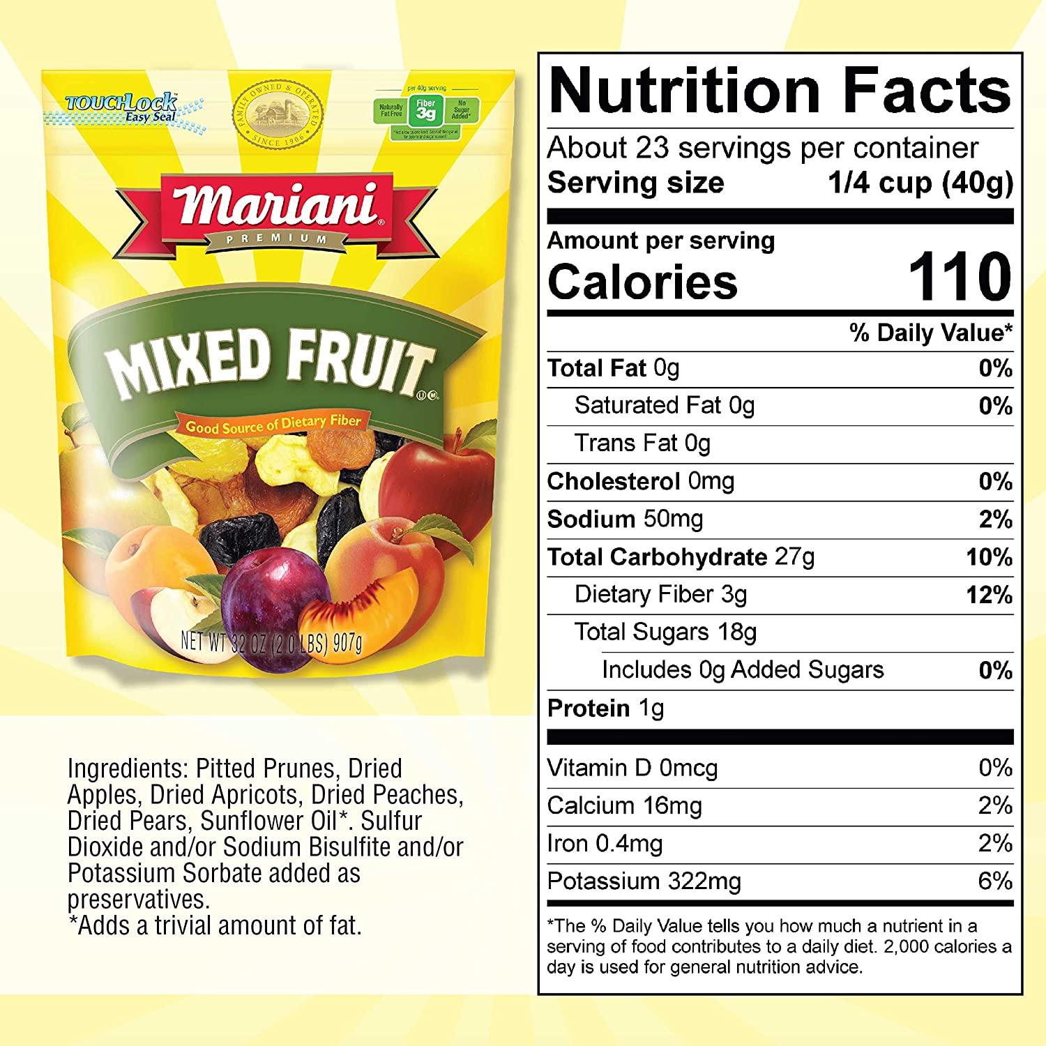 Mariani Fancy Mixed Fruit, 36oz,1 Pack