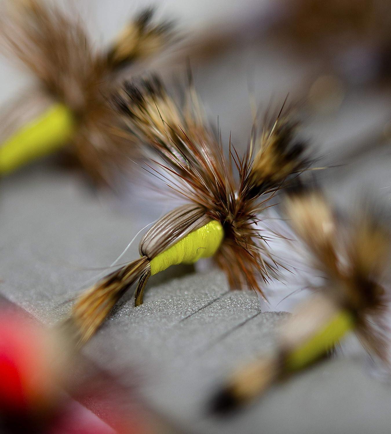 Outdoor Premium Fly Fishing Flies Assortment with Waterproof Box