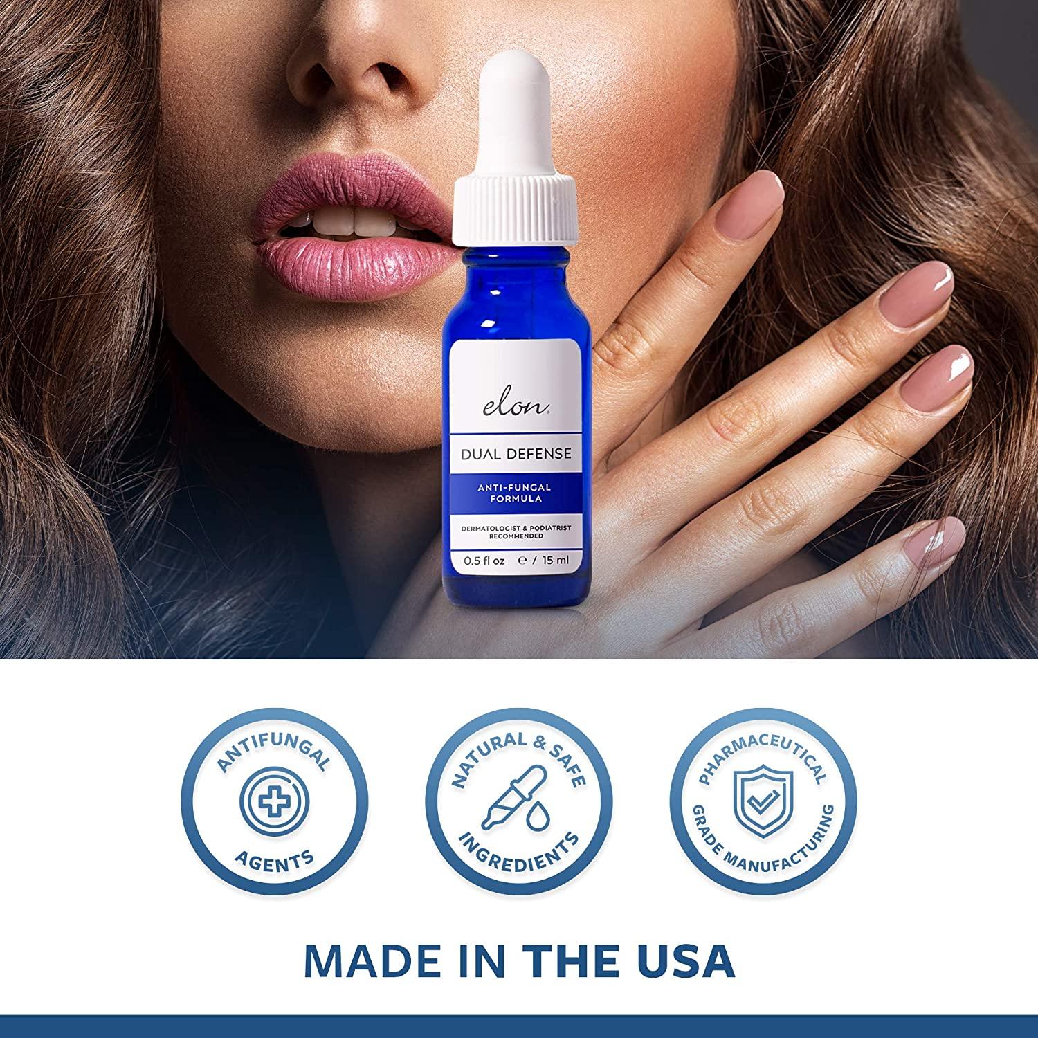 Elon Dual Defense AntiFungal Formula 25 Undecylenic Acid Treat