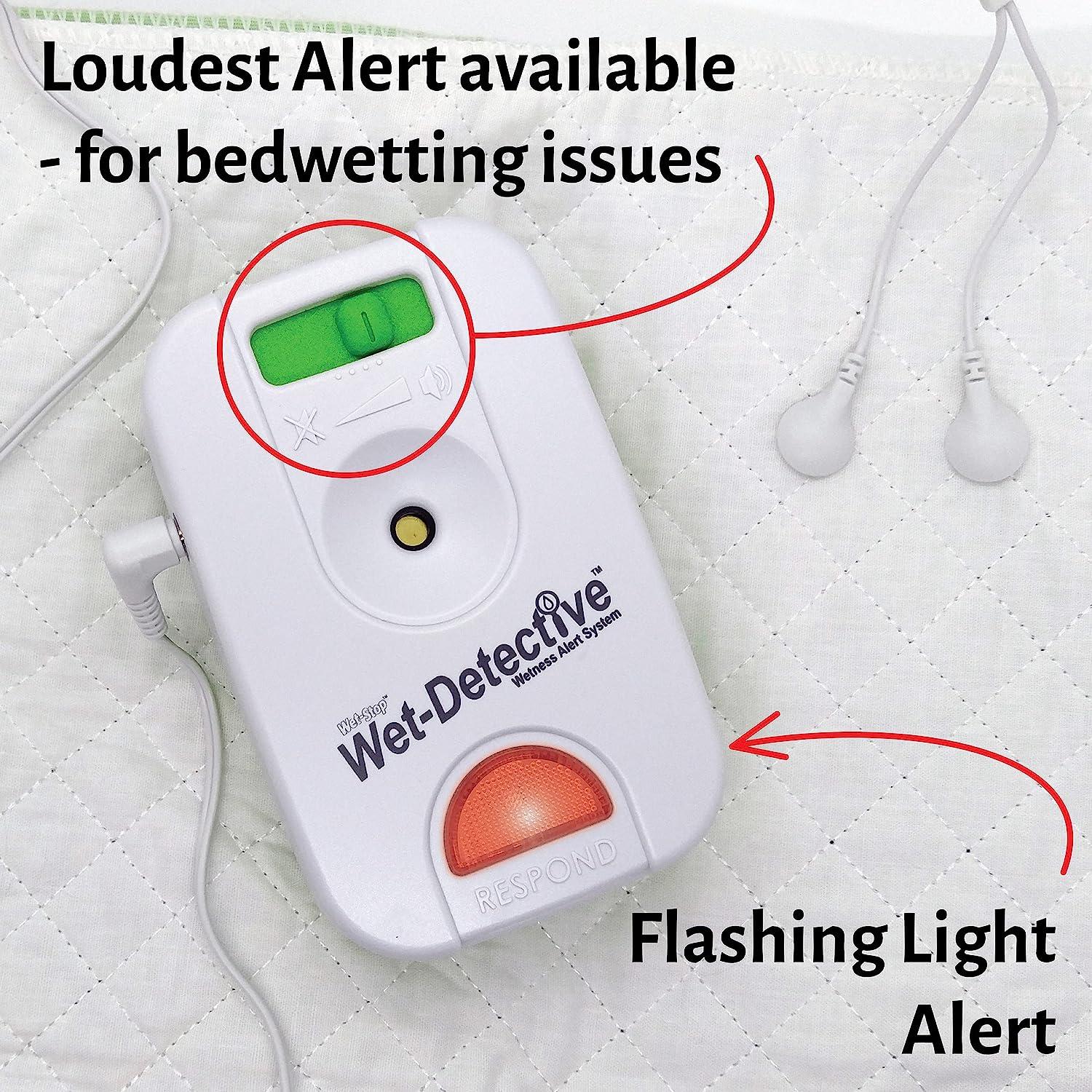 Wet Detective Bedwetting Kit, Incontinence & Bedwetting Alarm System