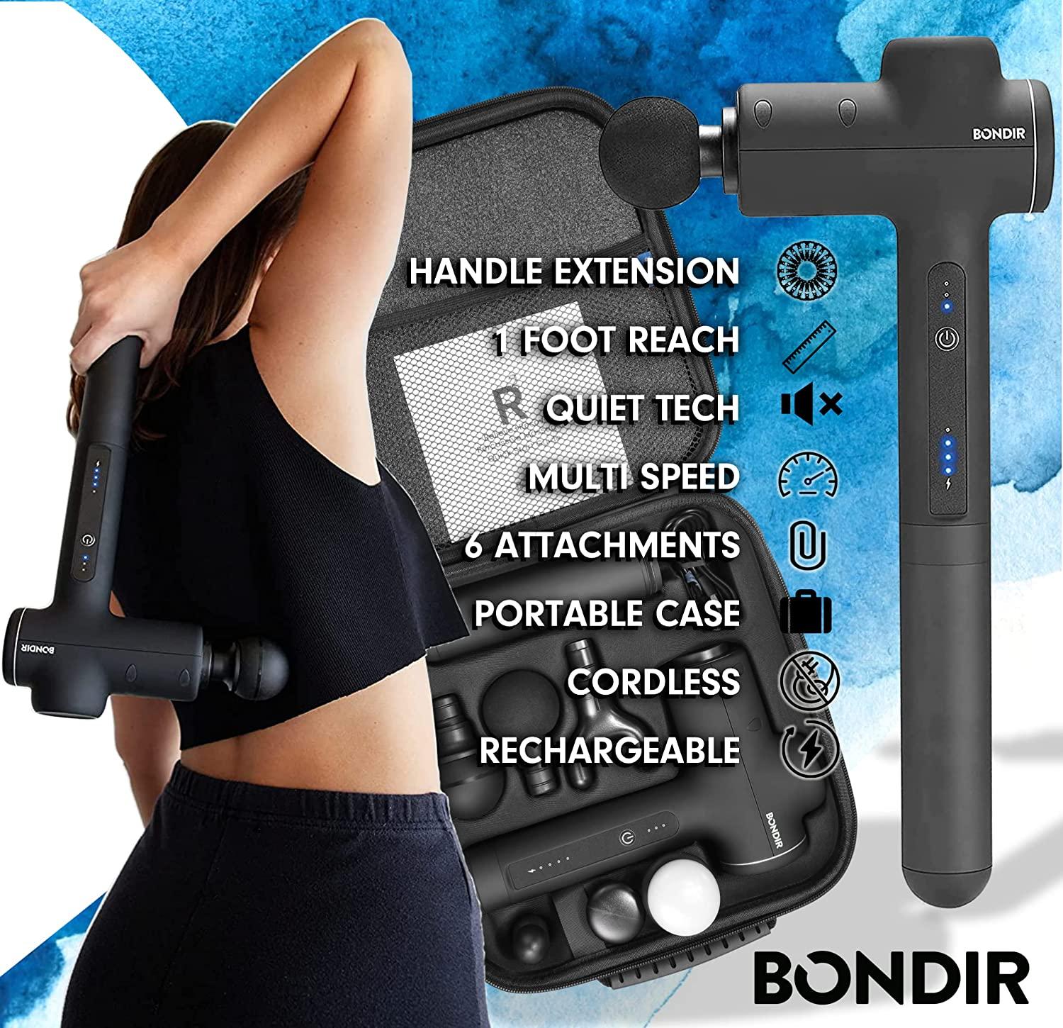 Bondir R2 Massage Gun - Percussion Deep Tissue Back Massager with
