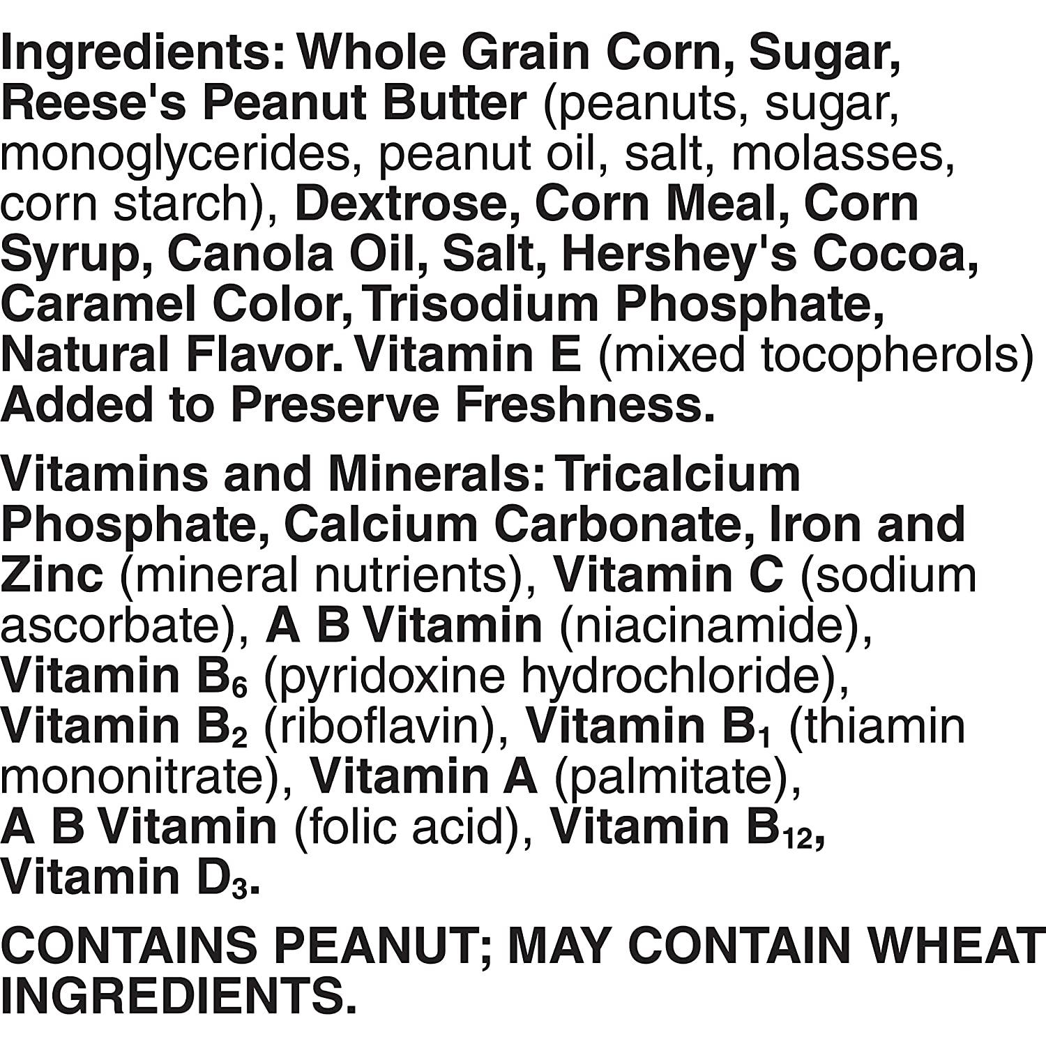 Reese's Puffs Chocolatey Peanut Butter Cereal 29 oz Whole Grain Corn