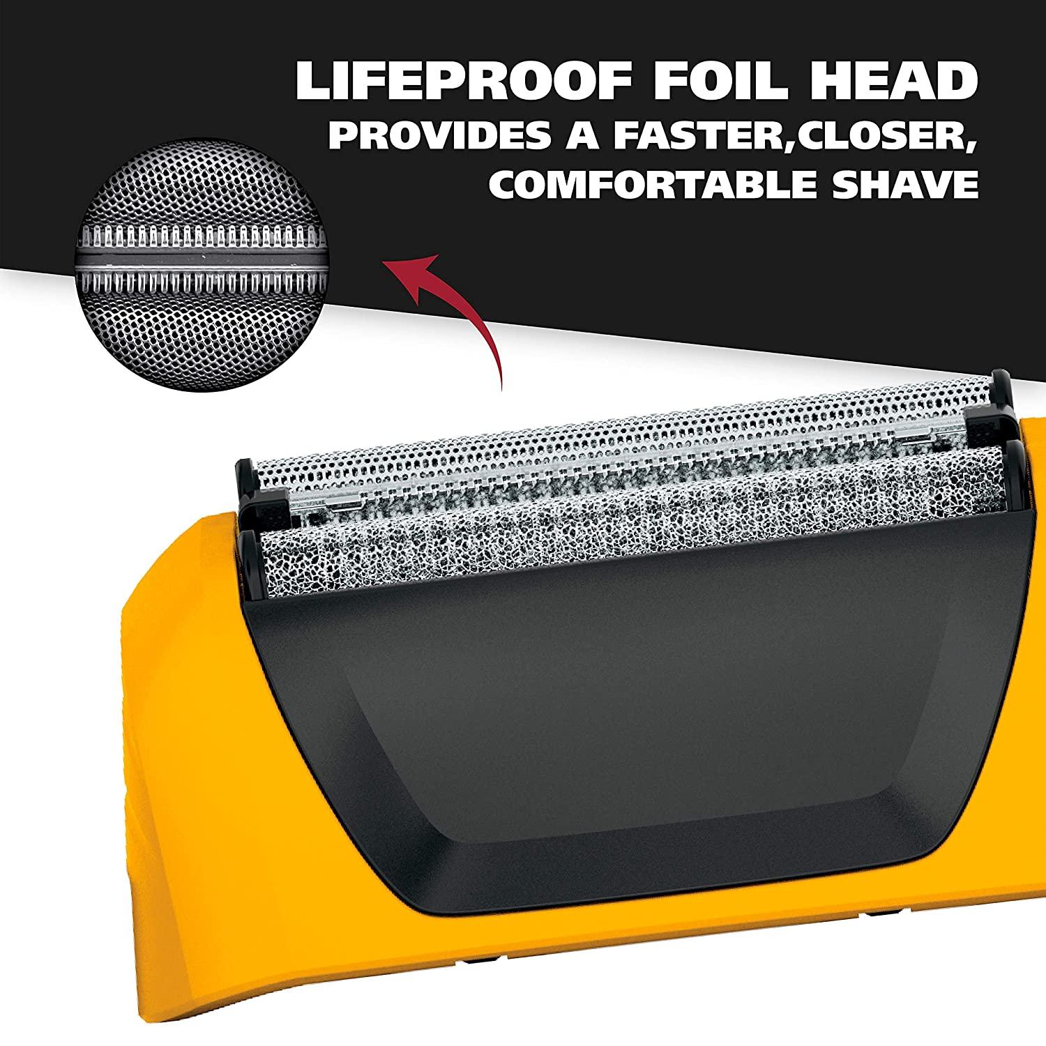 Wahl Yellow Lifeproof Shaver Replacement Foils Cutters and Head for