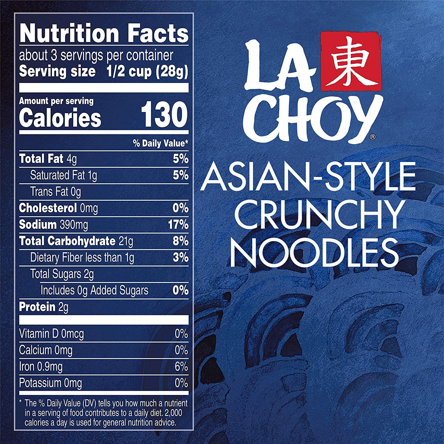La Choy Asian Style Crunchy Noodles 3 Ounce (Pack of 12)