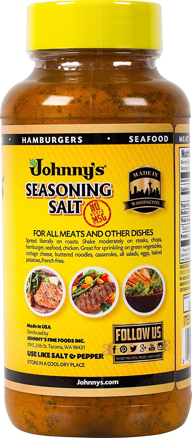 Johnny's Seasoning Salt, 8.5 oz 