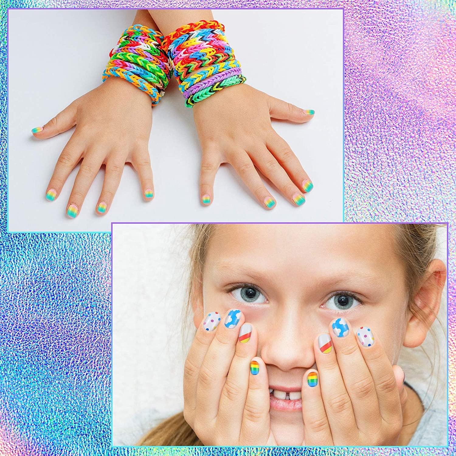SIUSIO 120Pcs 5 Pack Children Acrylic Fake Nails Press on Pre-glue Ful –  EveryMarket