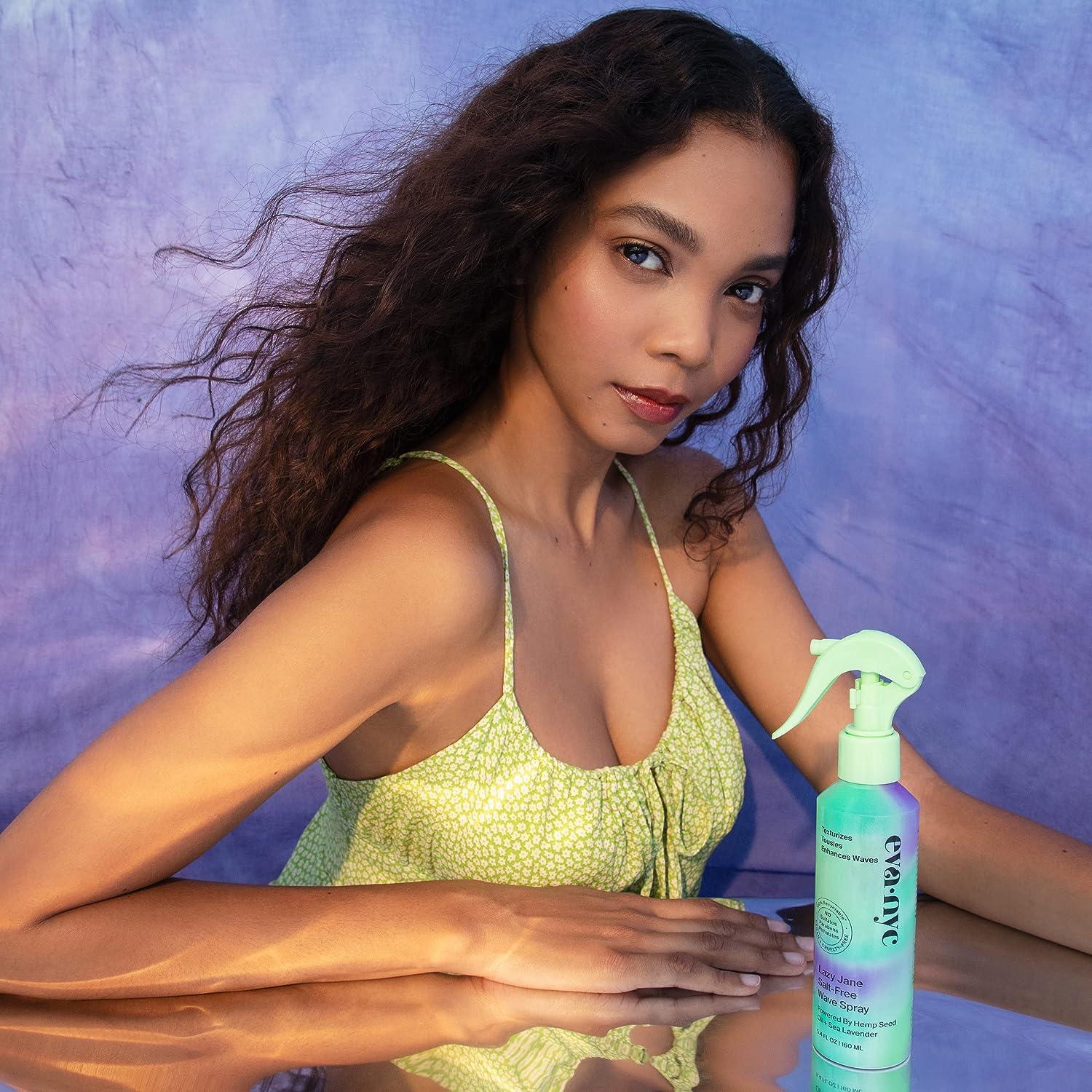 Eva NYC Lazy Jane Salt-Free Wave Spray, Texture Spray for Hair, For  Effortless Beachy Waves