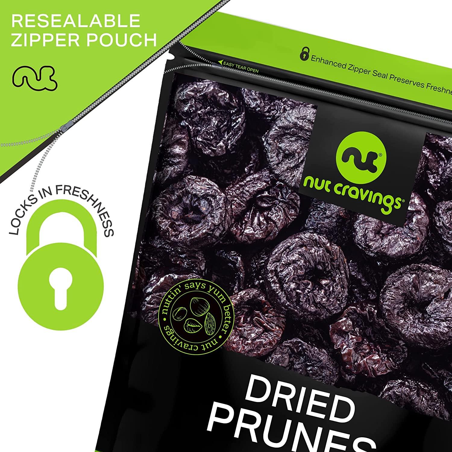 Dried Prunes Pitted Unsweetened 16oz Resealable Bag Sweet & Healthy