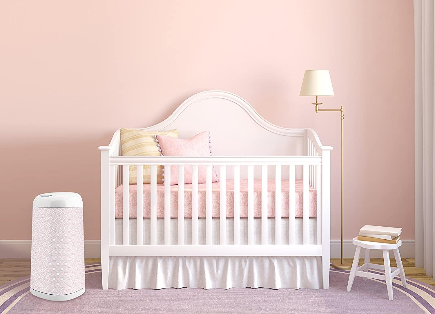 Playtex Diaper Genie Expressions Diaper Pail Fabric Sleeve, Pink Starburst