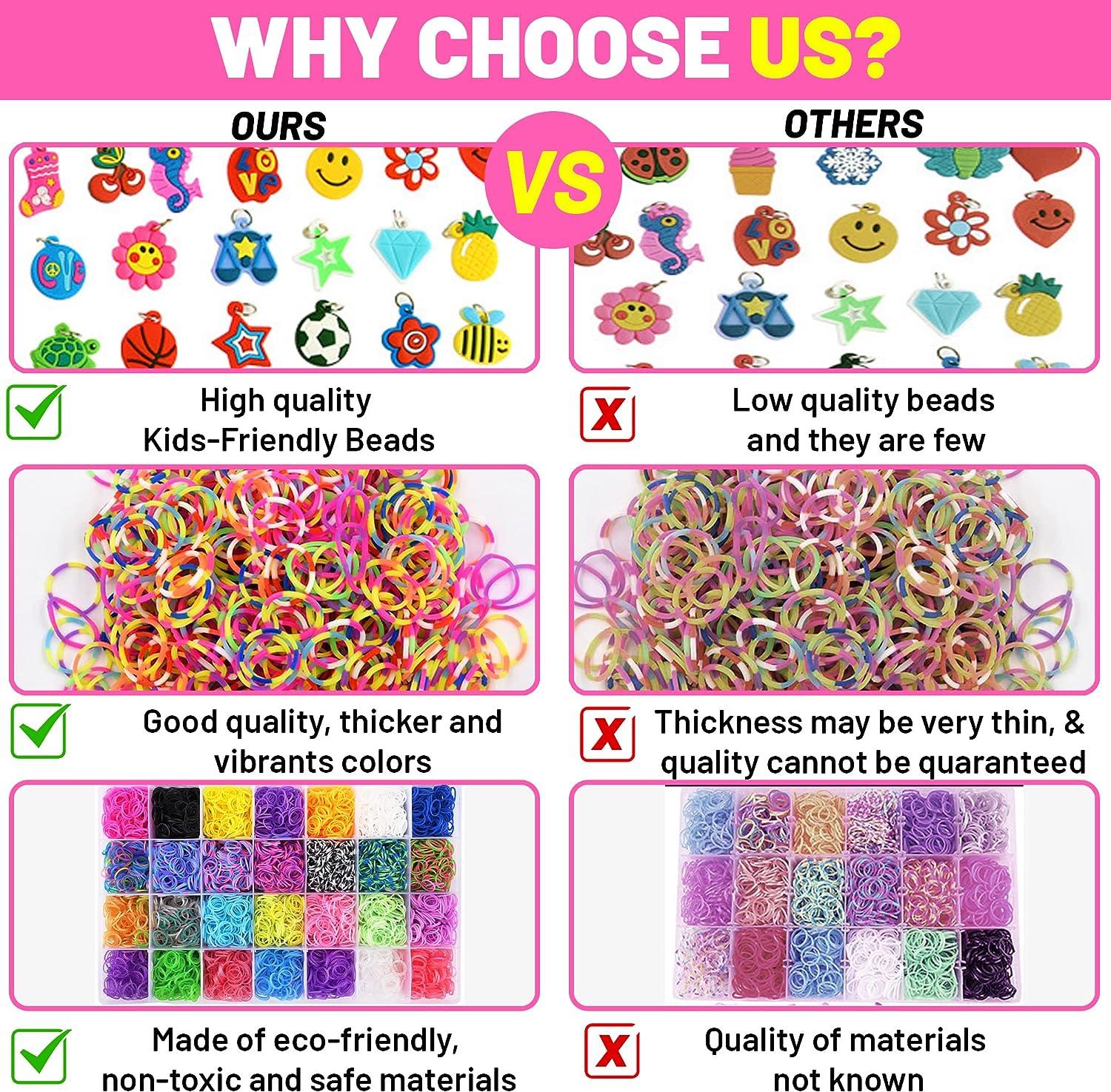 Rainbow Loom Rubber Band Refills ALL 21 colors. Choices of