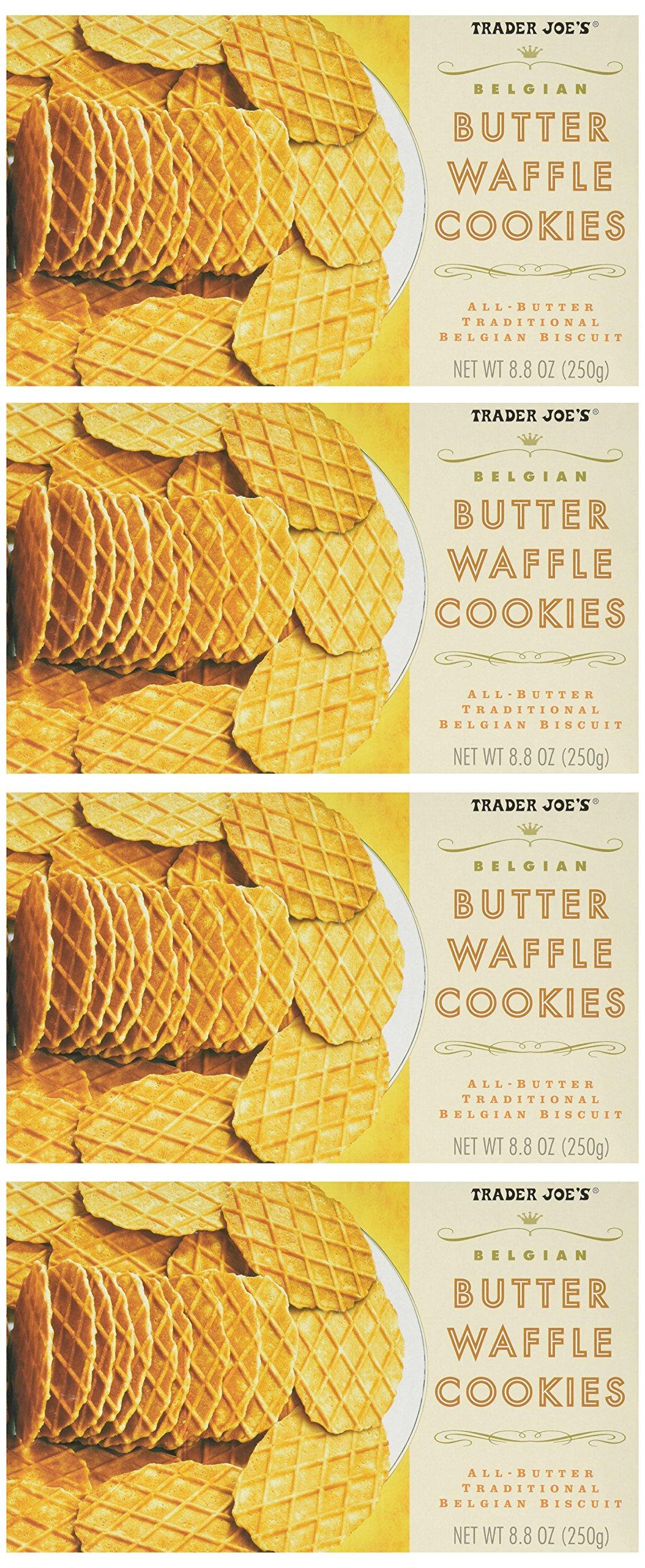 Trader Joe's Belgian Butter Waffle Cookies (4 Pack)