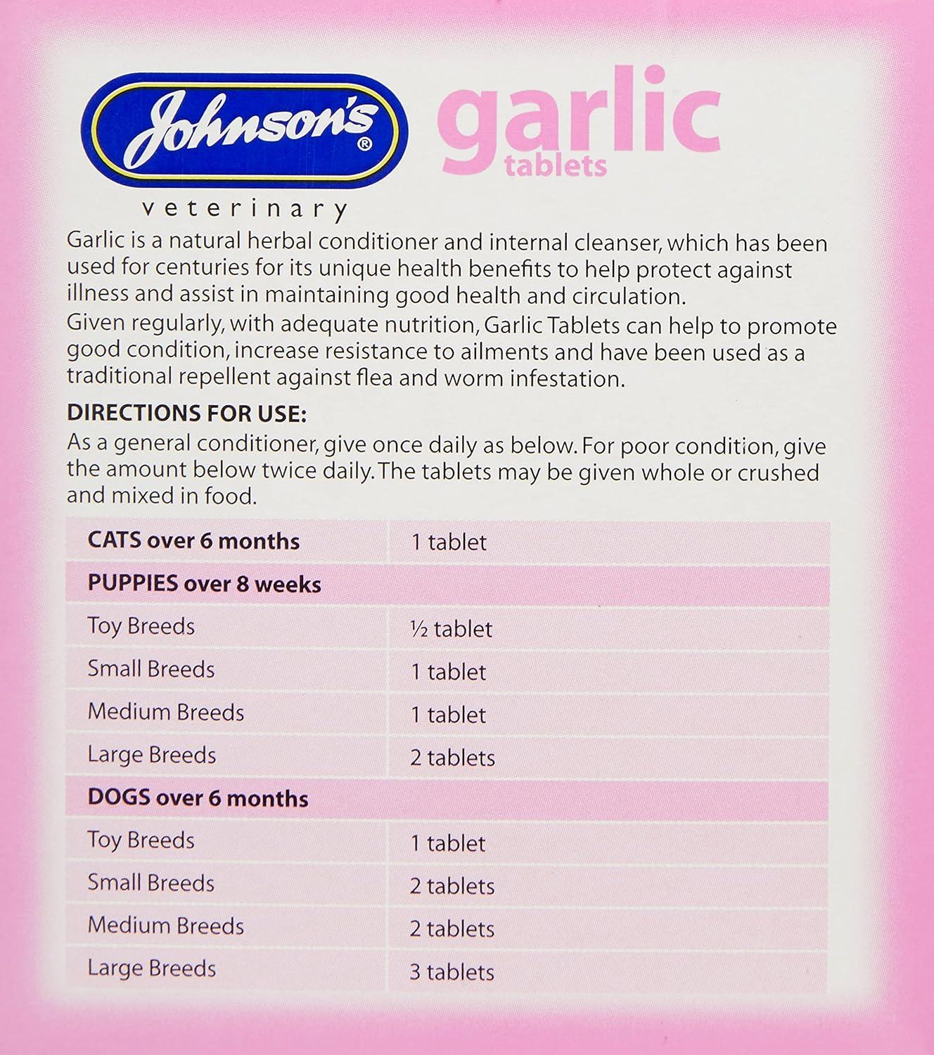 Johnson's Garlic Tablets 200 Count