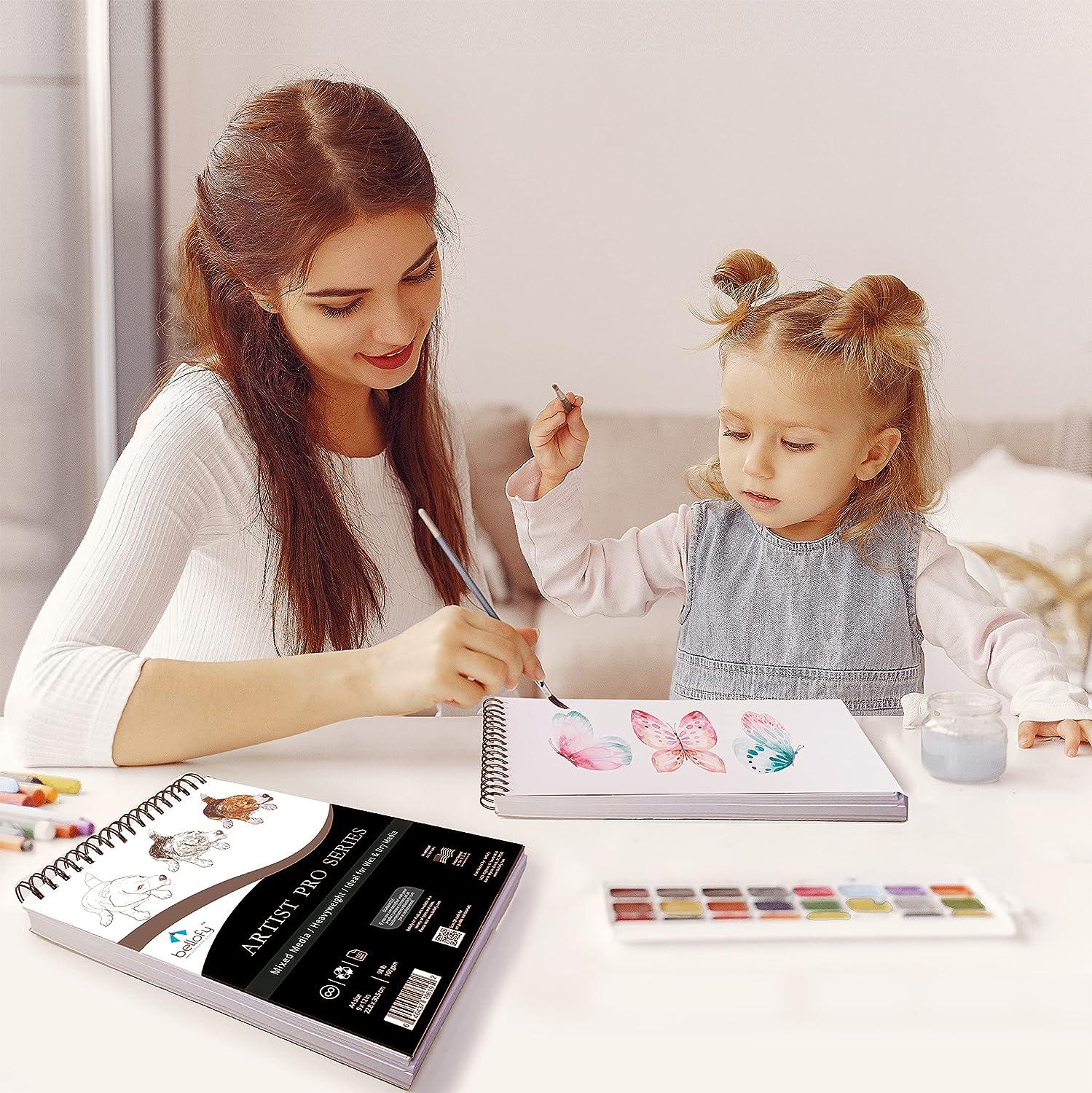 Bellofy Multimedia Sketchbook 100 Sheets Mixed Media Paper for