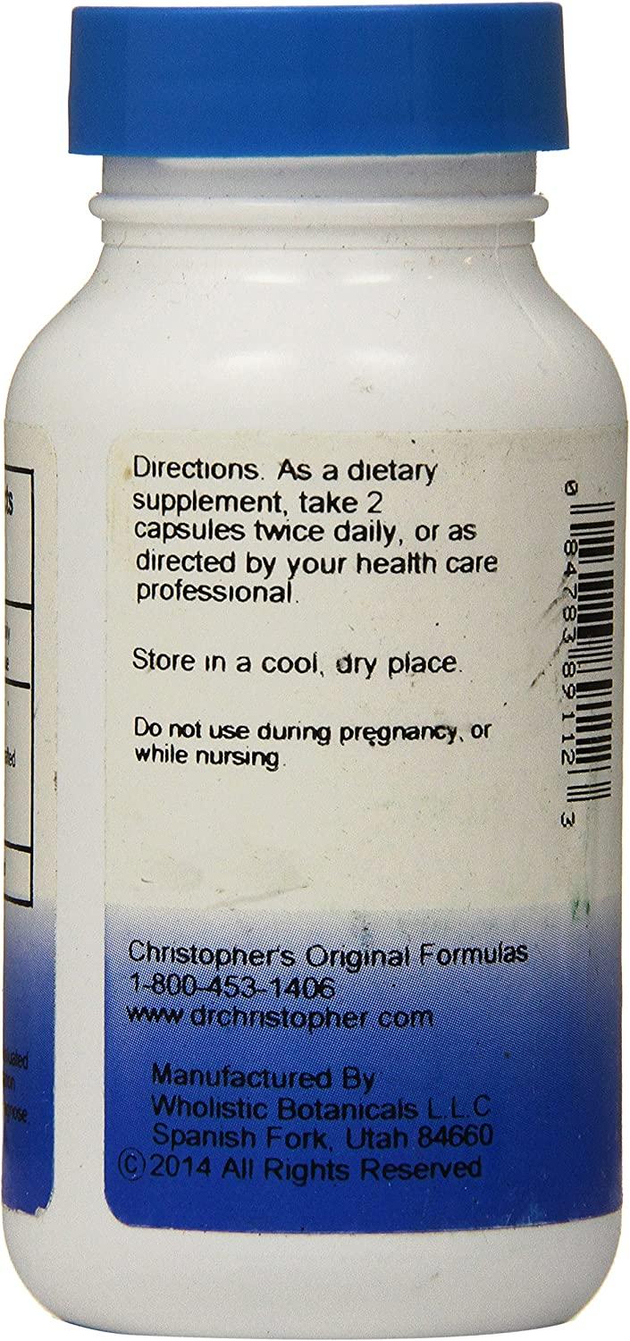 Christopher's Glandular System Formula 400mg 100 Vegetarian Caps
