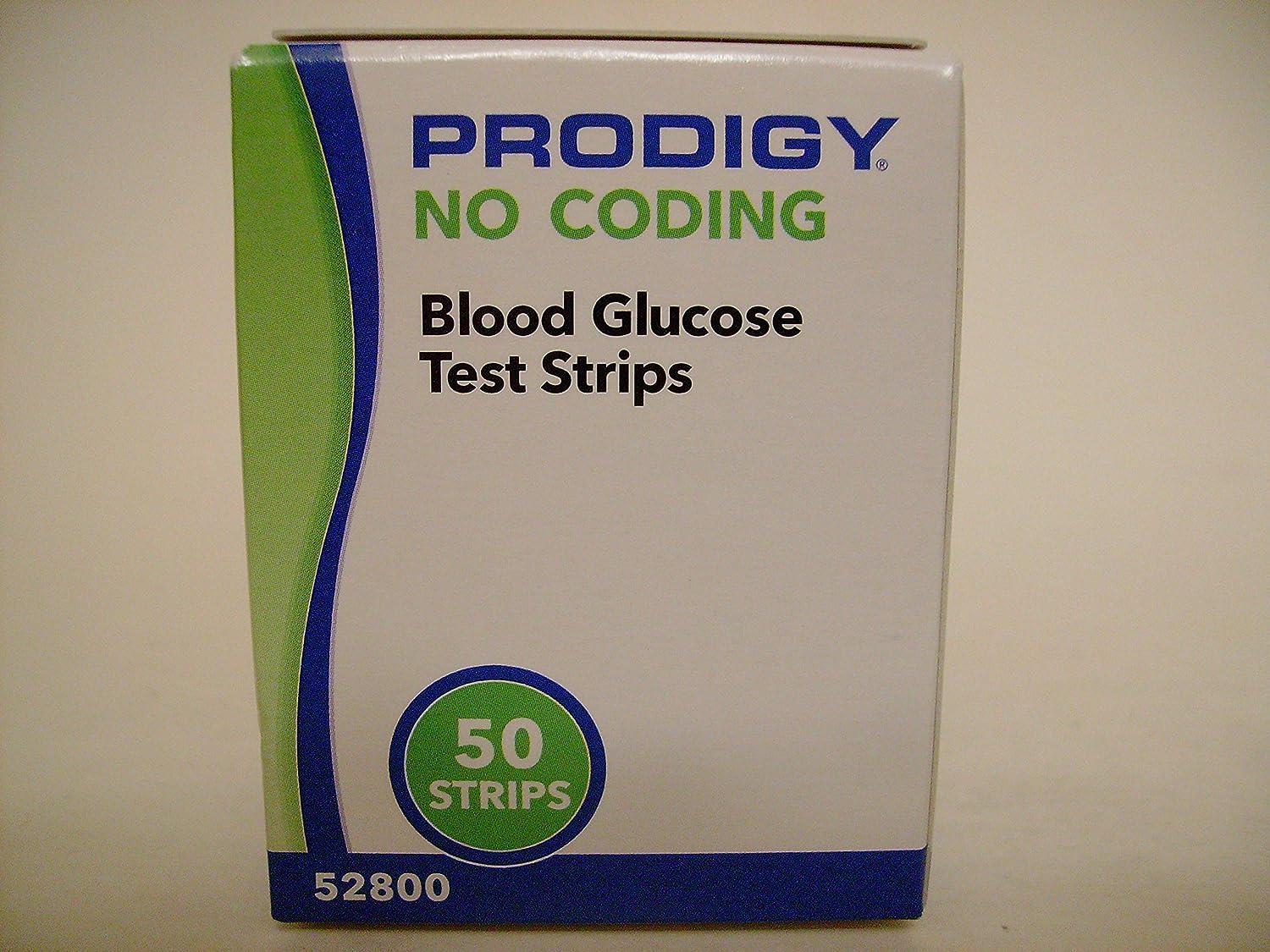100 Prodigy Test Strips with 100 30G Lancets