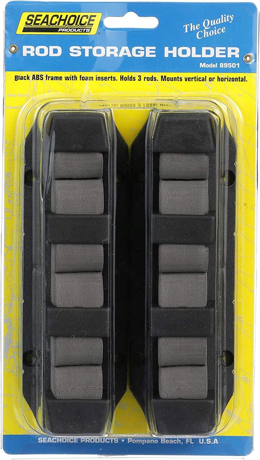 Seachoice 3-Rod Black ABS Plastic Storage Holder - Convenient Organization for Fishing Gear | Buy Now with Express International Delivery | GoSupps.com Seachoice 3-Rod Black ABS Plastic Storage Holder - Convenient Organization for Fishing Gear | Buy Now with Express International Delivery | GoSupps.com