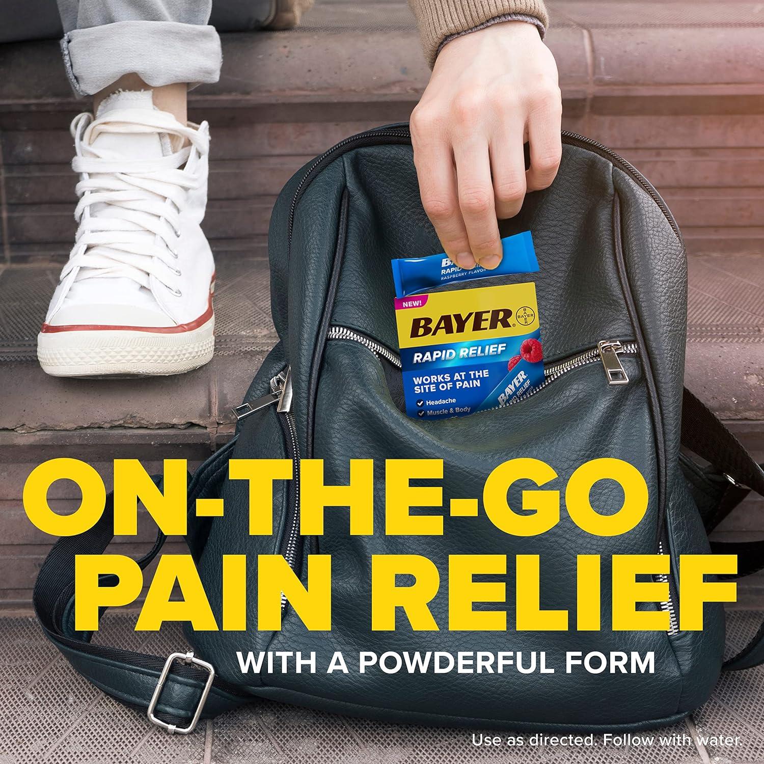 Bayer Rapid Relief Powder Packs FastActing Pain Relief for Headaches
