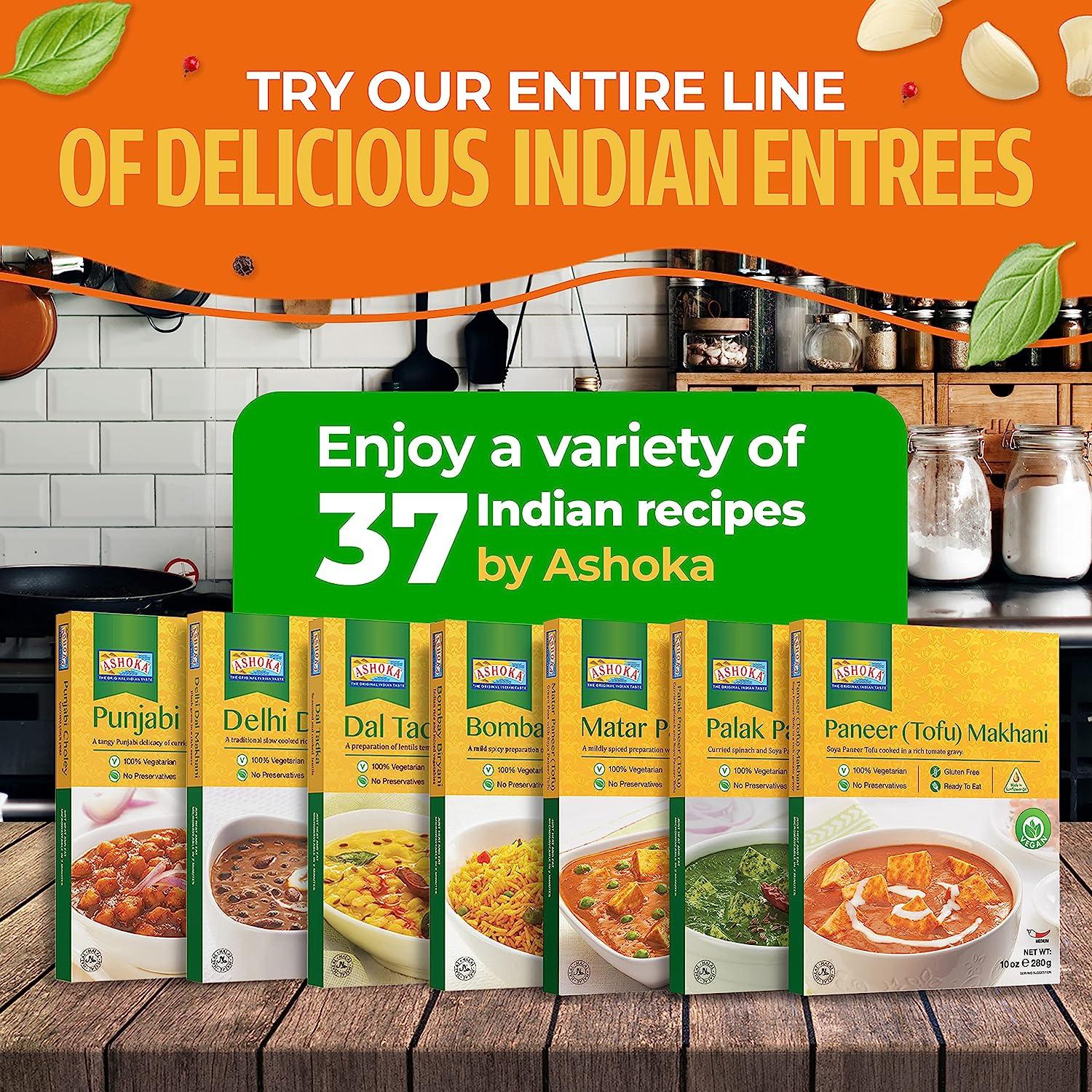 Authentic Ashoka Vegan Saag Aloo AllNatural, PlantBased Indian Meals