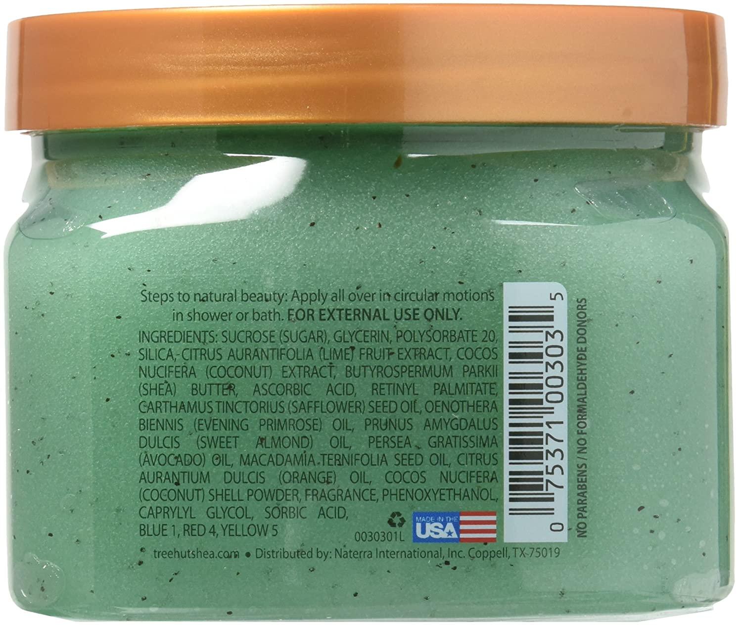 Tree Hut Coconut Lime Shea Sugar Scrub 18 oz (510 g) Exfoliating
