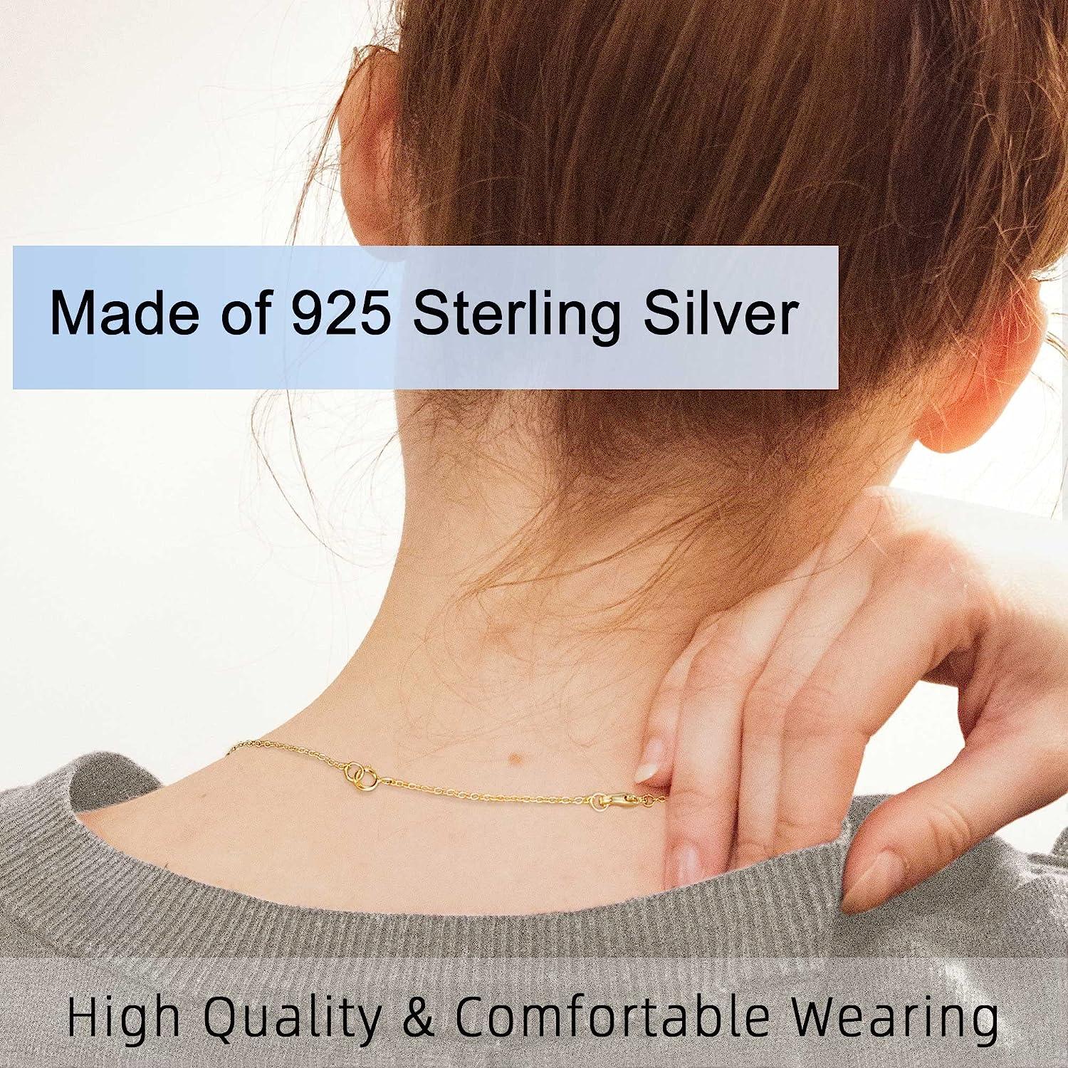 3 Pcs Gold Necklace Extender Sterling Silver India